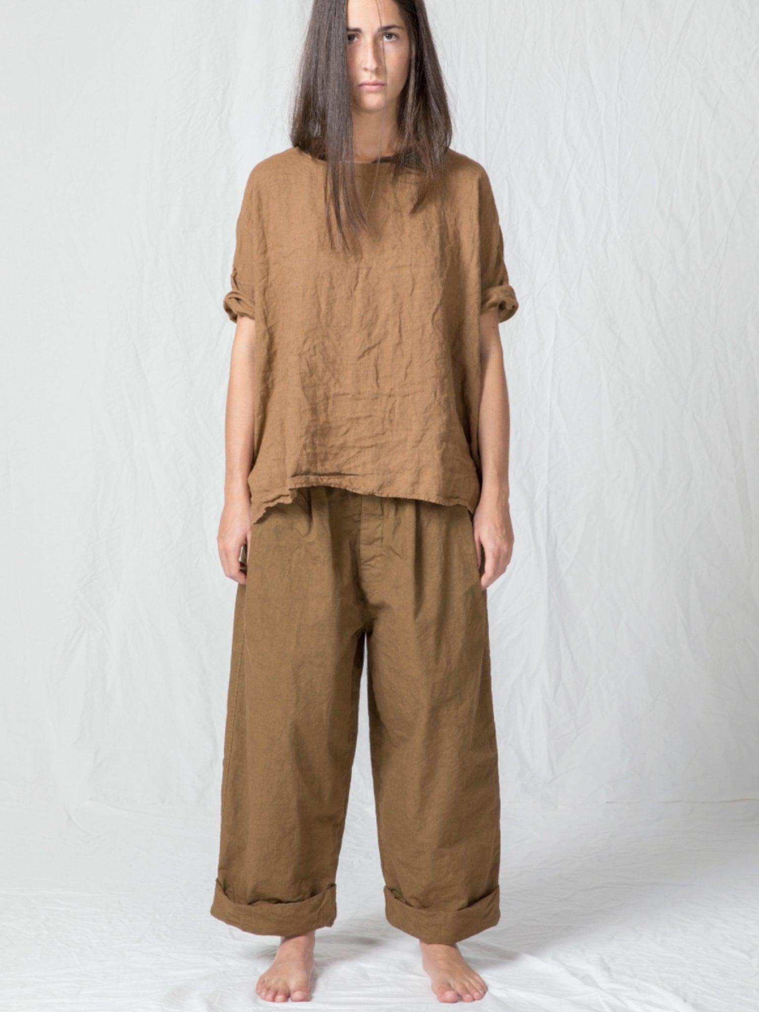 Namu Shop - Album di Famiglia Light Linen T-Shirt - Dune
