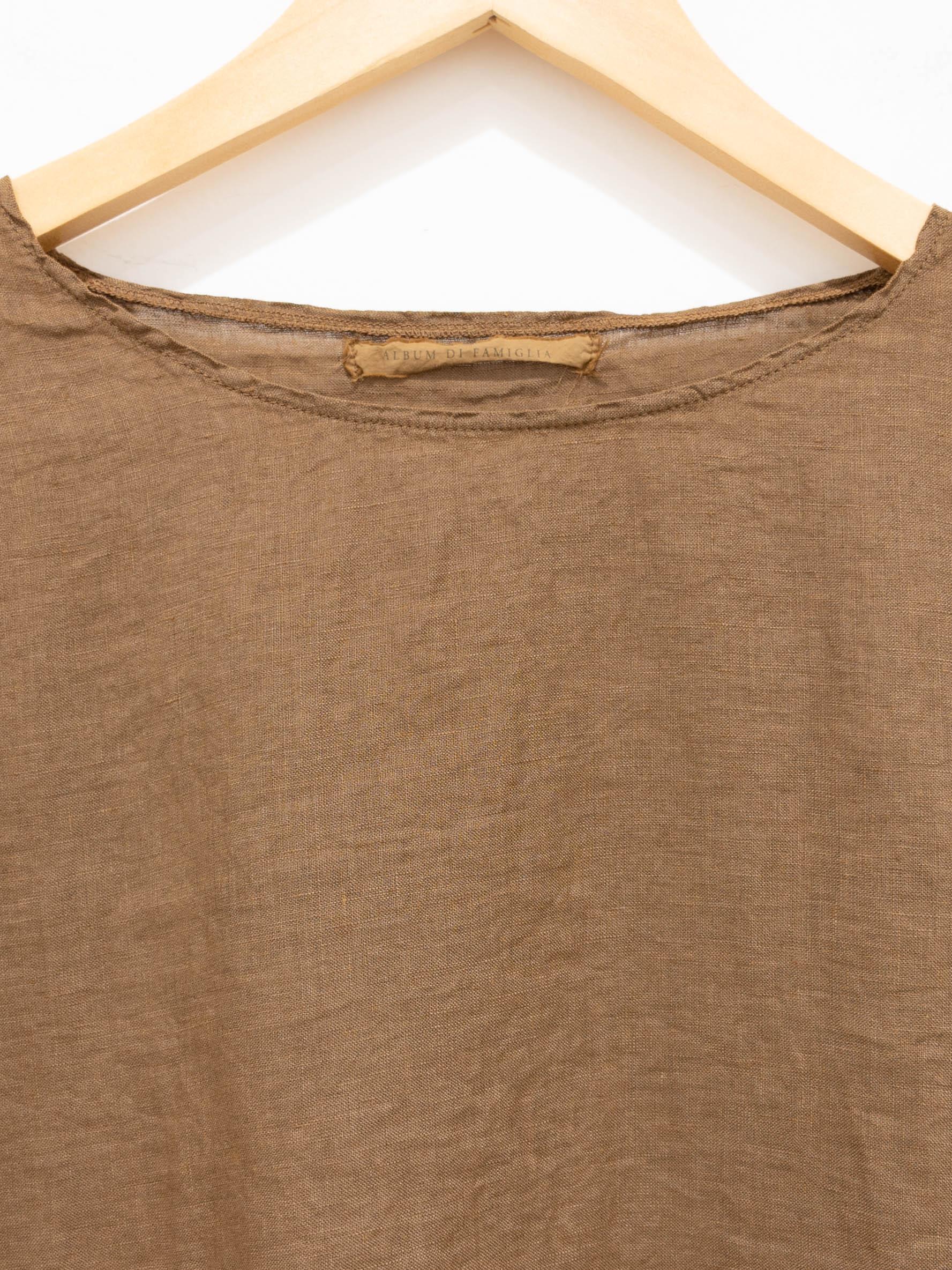 Namu Shop - Album di Famiglia Light Linen T-Shirt - Dune