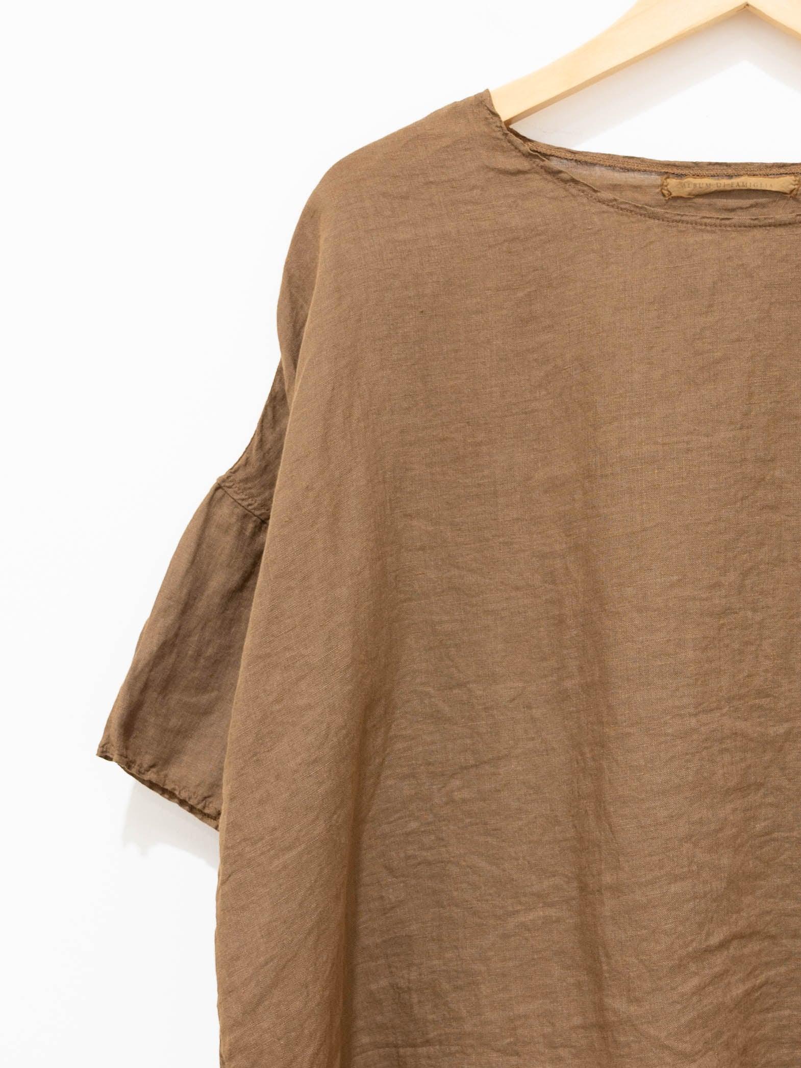 Namu Shop - Album di Famiglia Light Linen T-Shirt - Dune