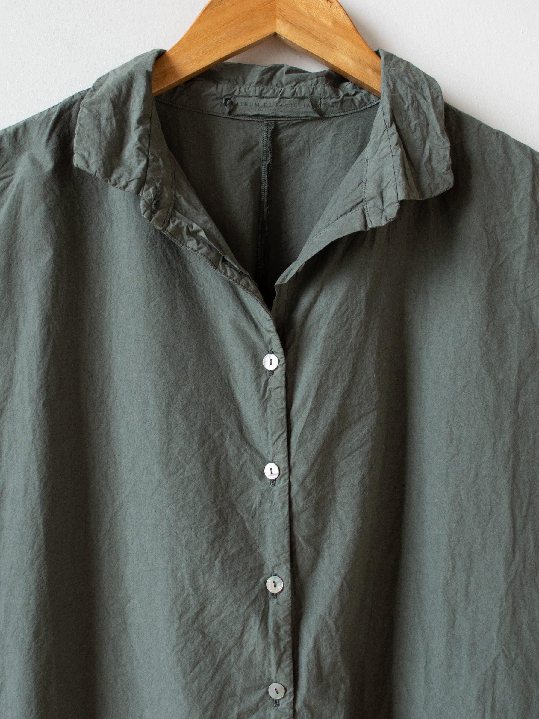 Namu Shop - Album di Famiglia Long Collar Dress TC - Olive