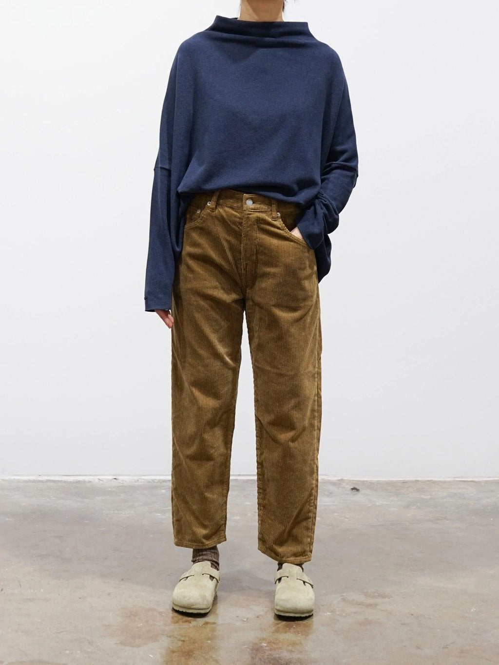 Namu Shop - Album Di Famiglia Maxi Pullover JP - Navy