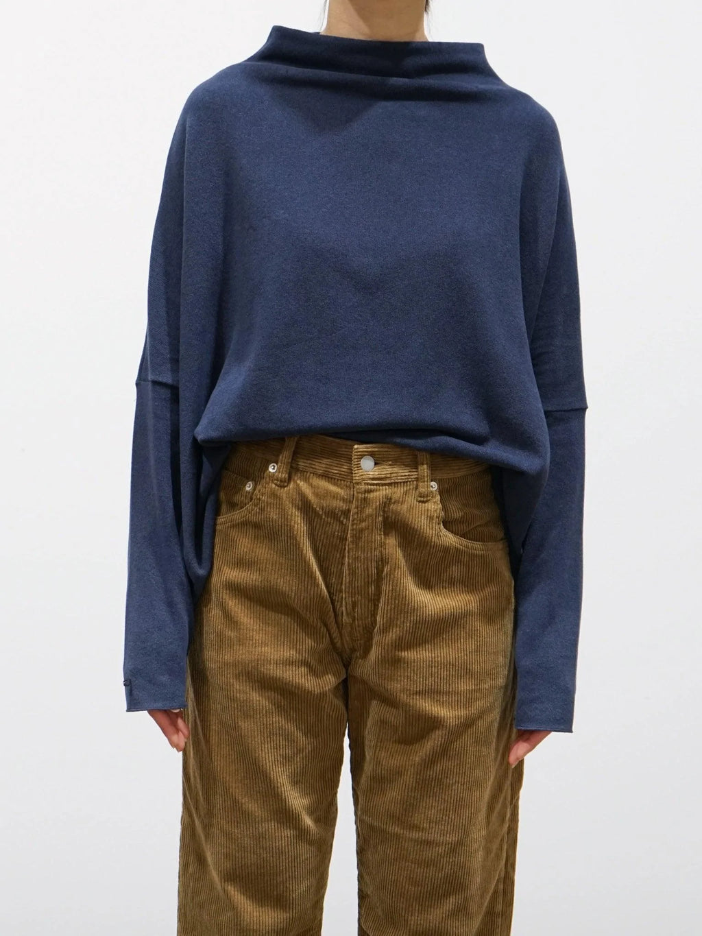 Namu Shop - Album Di Famiglia Maxi Pullover JP - Navy