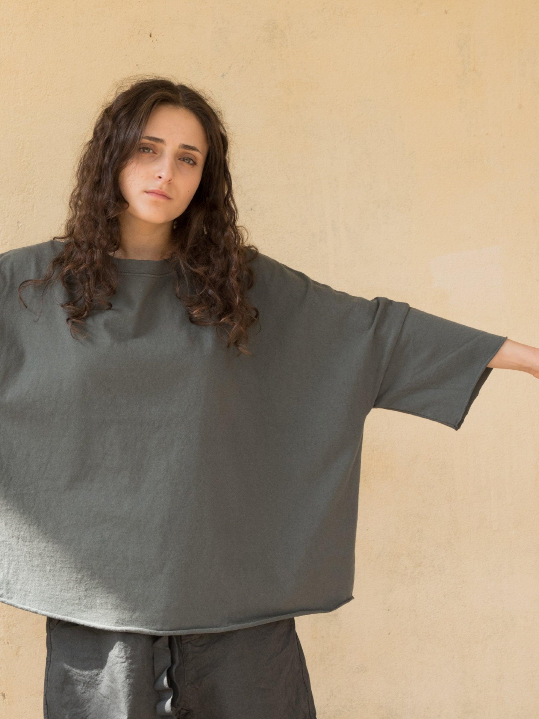 Namu Shop - Album di Famiglia Oversized Jumper HC - Olive