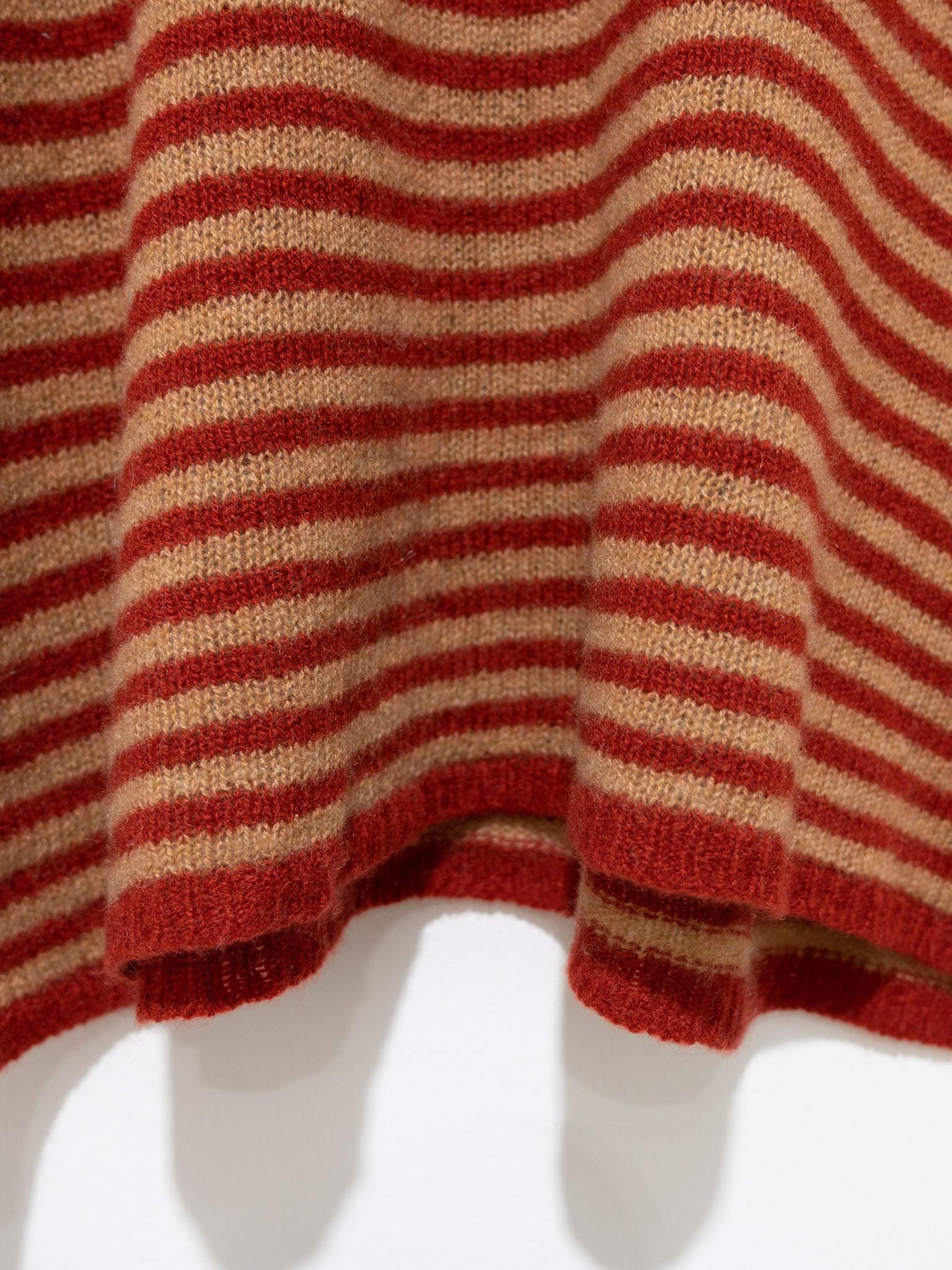 Namu Shop - Album Di Famiglia Pullover Riga WS - Cookie/Red