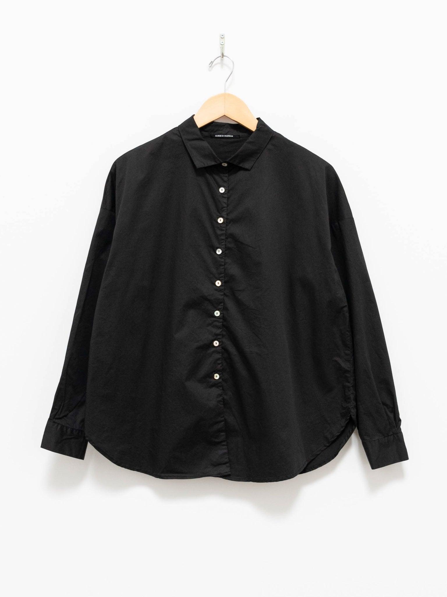 Namu Shop - Album Di Famiglia Short Collar Shirt TS - Black