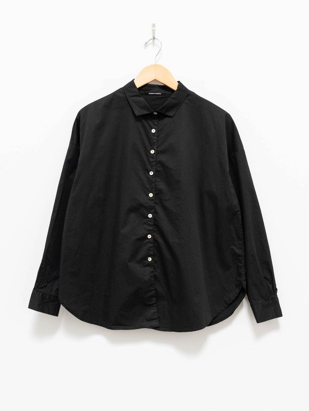 Namu Shop - Album Di Famiglia Short Collar Shirt TS - Black