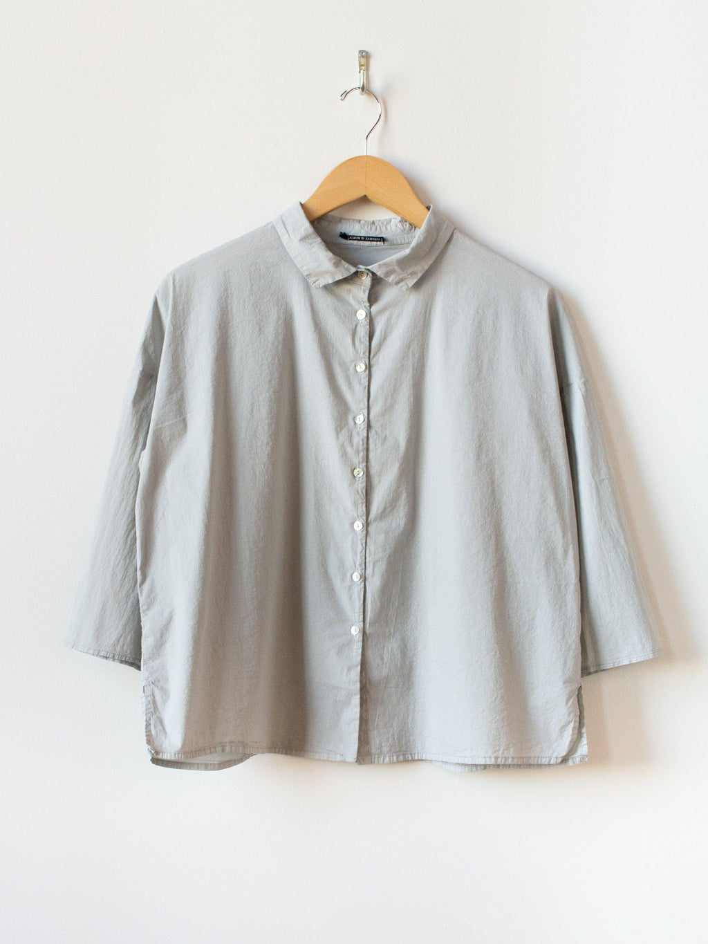 Namu Shop - Album di Famiglia Short Collar Shirt TSL - Gray