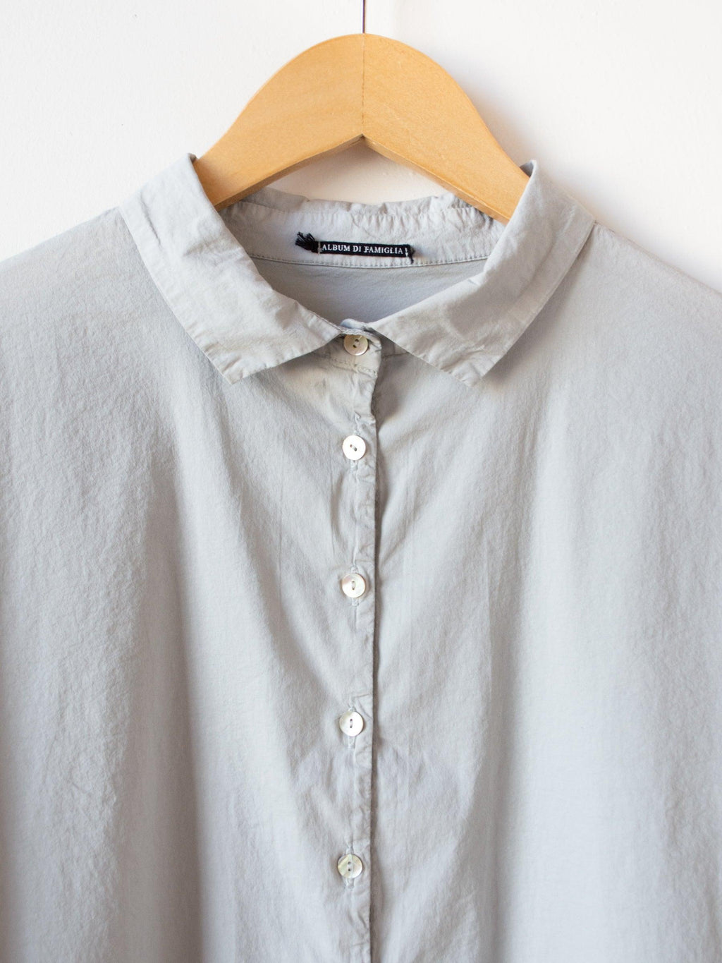 Namu Shop - Album di Famiglia Short Collar Shirt TSL - Gray