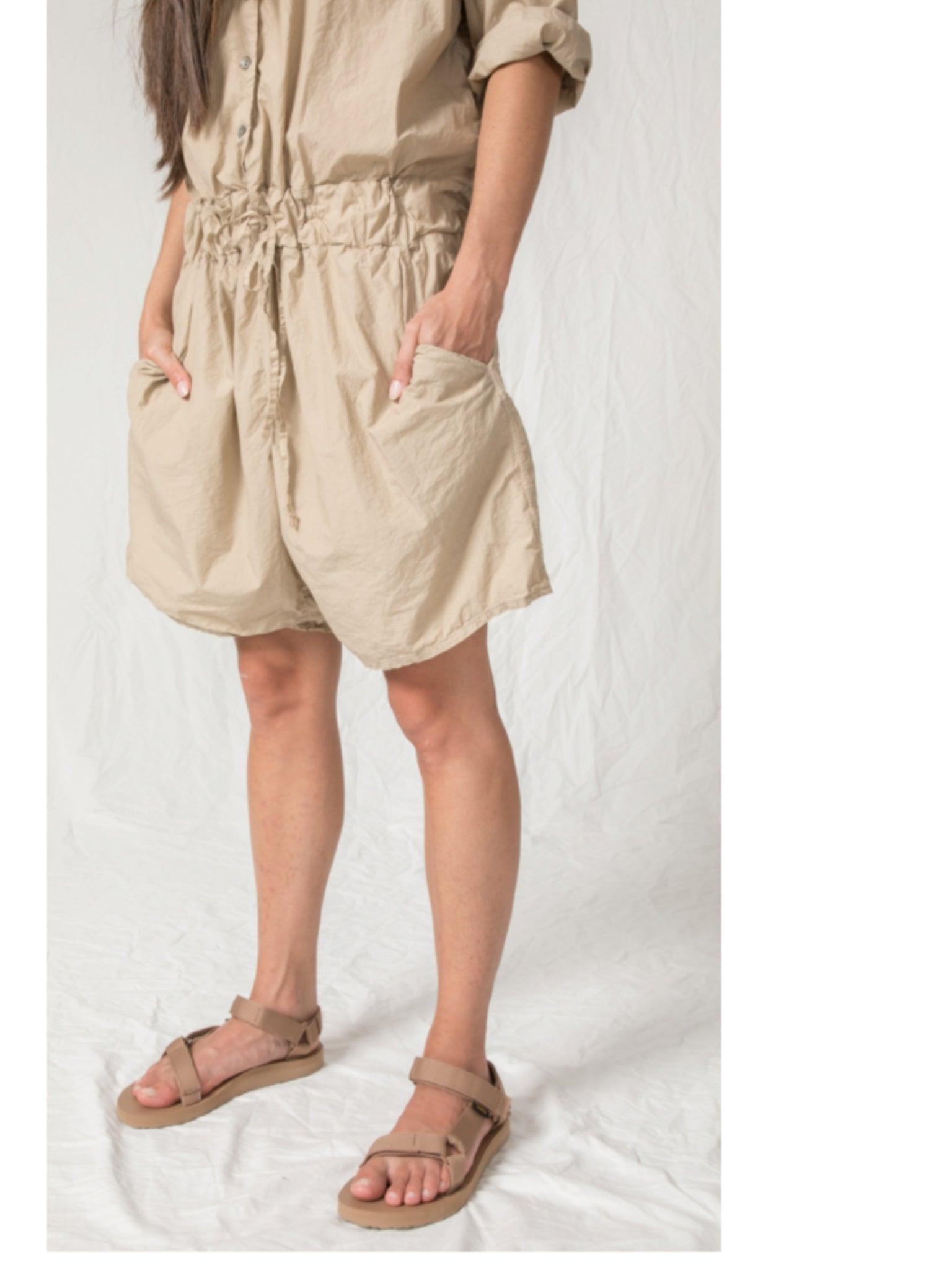 Namu Shop - Album di Famiglia Short Jumpsuit TC - Desert