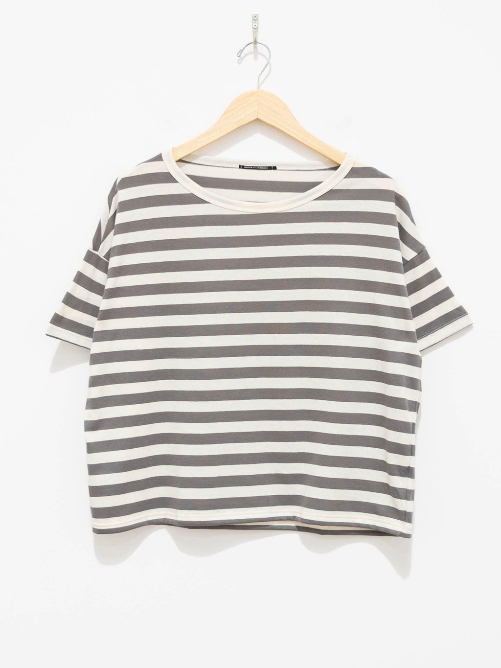 Namu Shop - Album di Famiglia T-Shirt Riga - Stone Gray