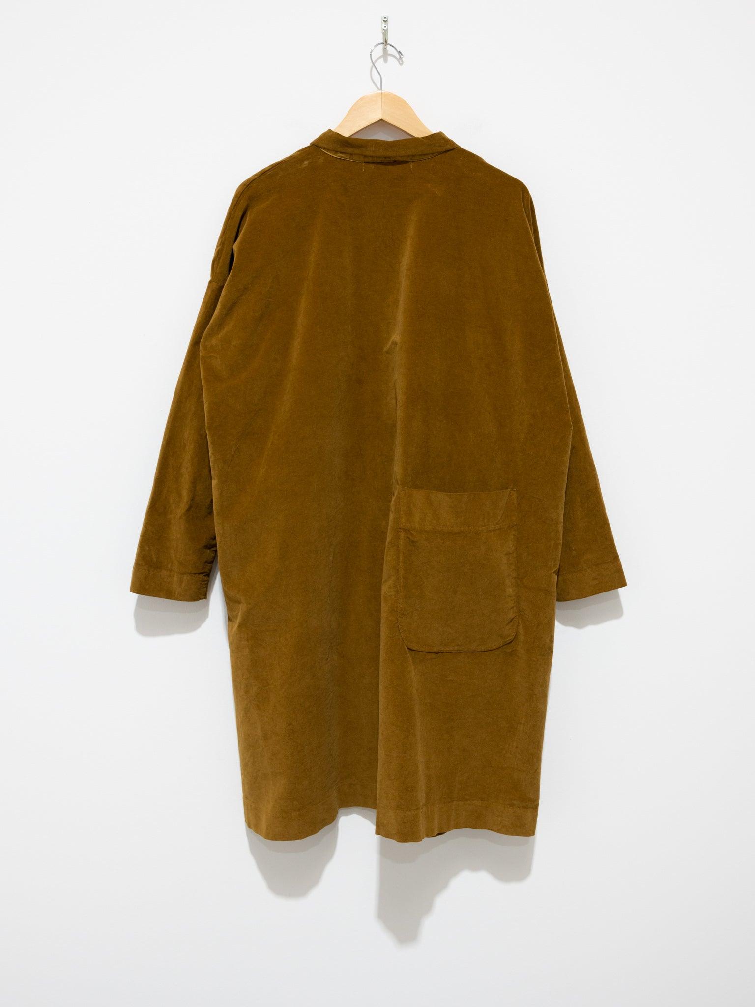Namu Shop - Album Di Famiglia Velvet Collar Dress - Cookie