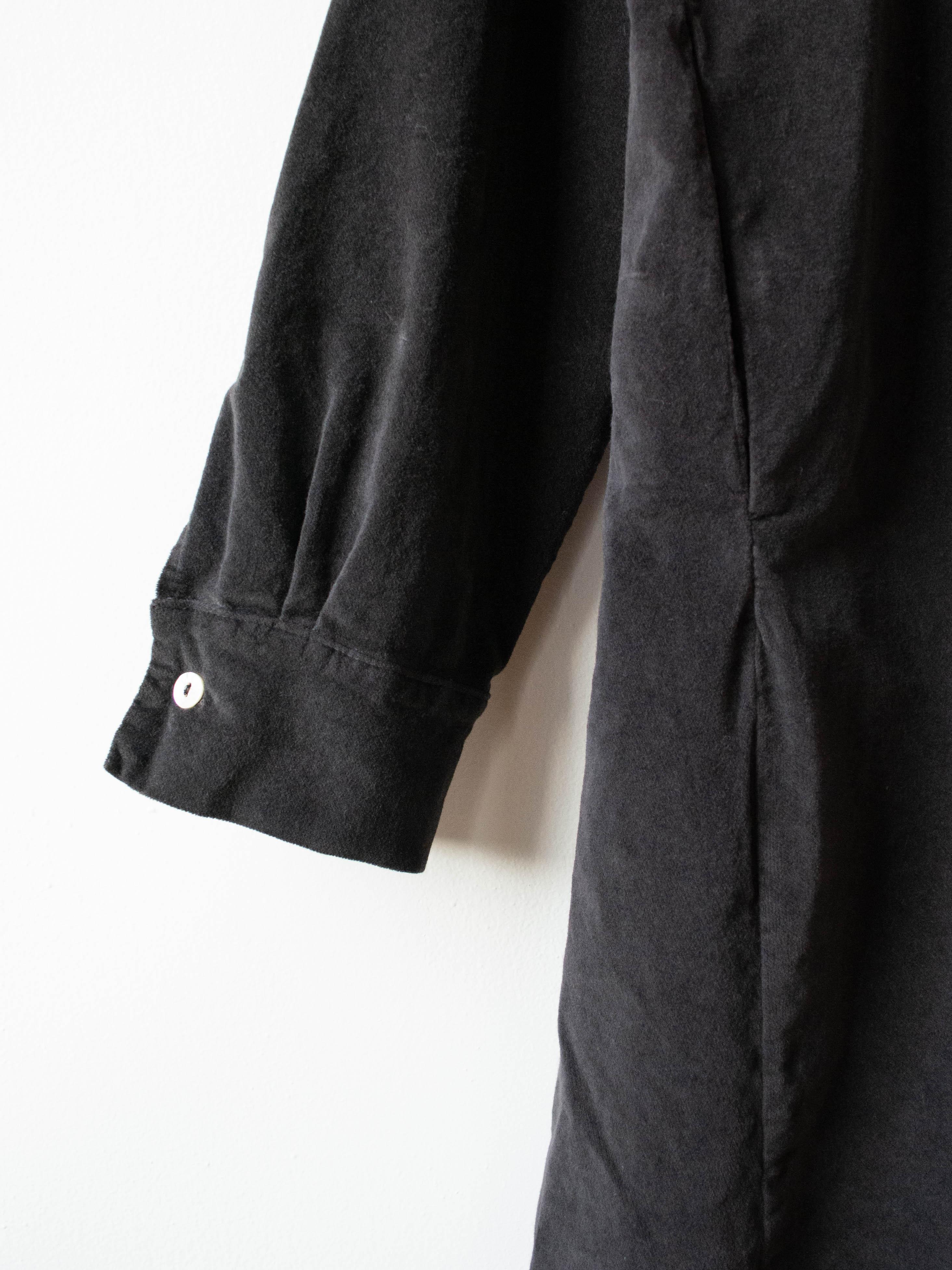 Namu Shop - Album di Famiglia Velvet Collar Dress - Moka