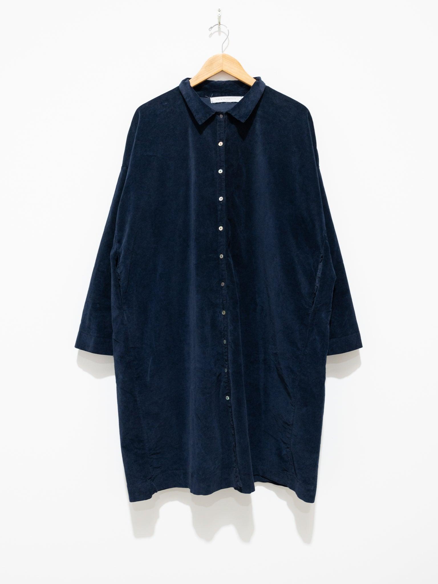 Velvet Collar Dress - Navy Velvet Collar Dress - Navy