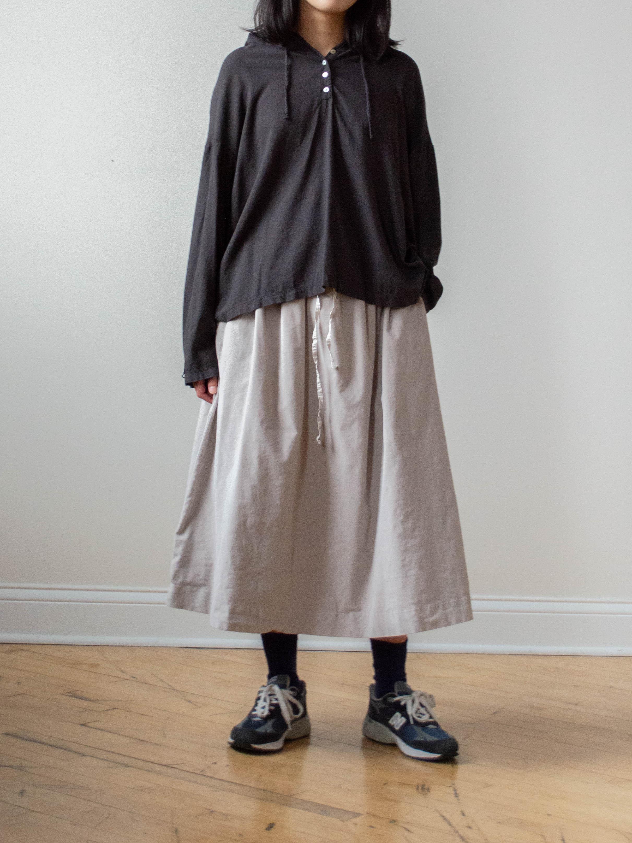Namu Shop - Album di Famiglia Velvet Double Skirt - Cappuccino