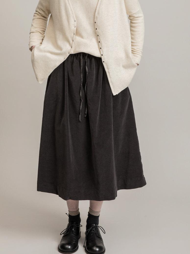 Namu Shop - Album di Famiglia Velvet Double Skirt - Moka (restocked)
