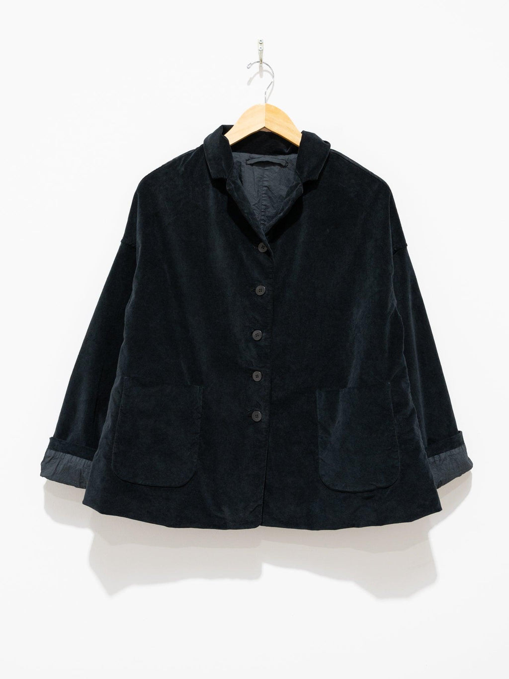 Namu Shop - Album di Famiglia Velvet Loose Blazer - Black