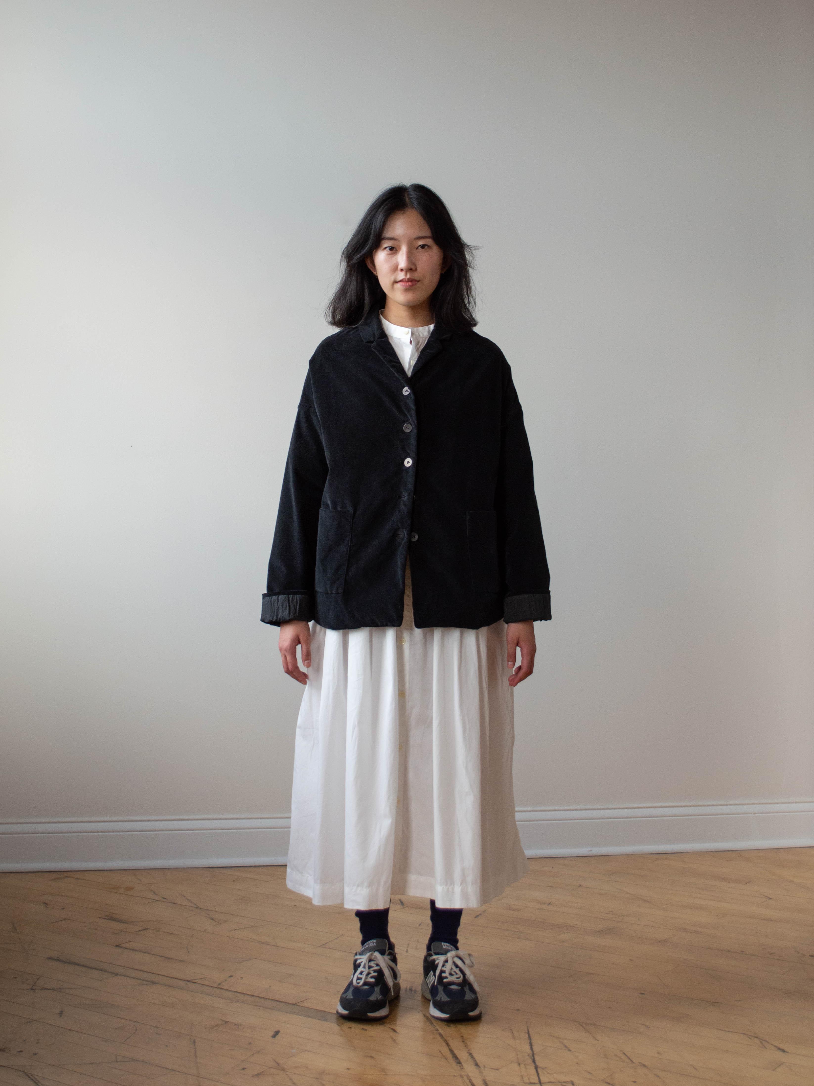 Namu Shop - Album di Famiglia Velvet Loose Blazer - Black