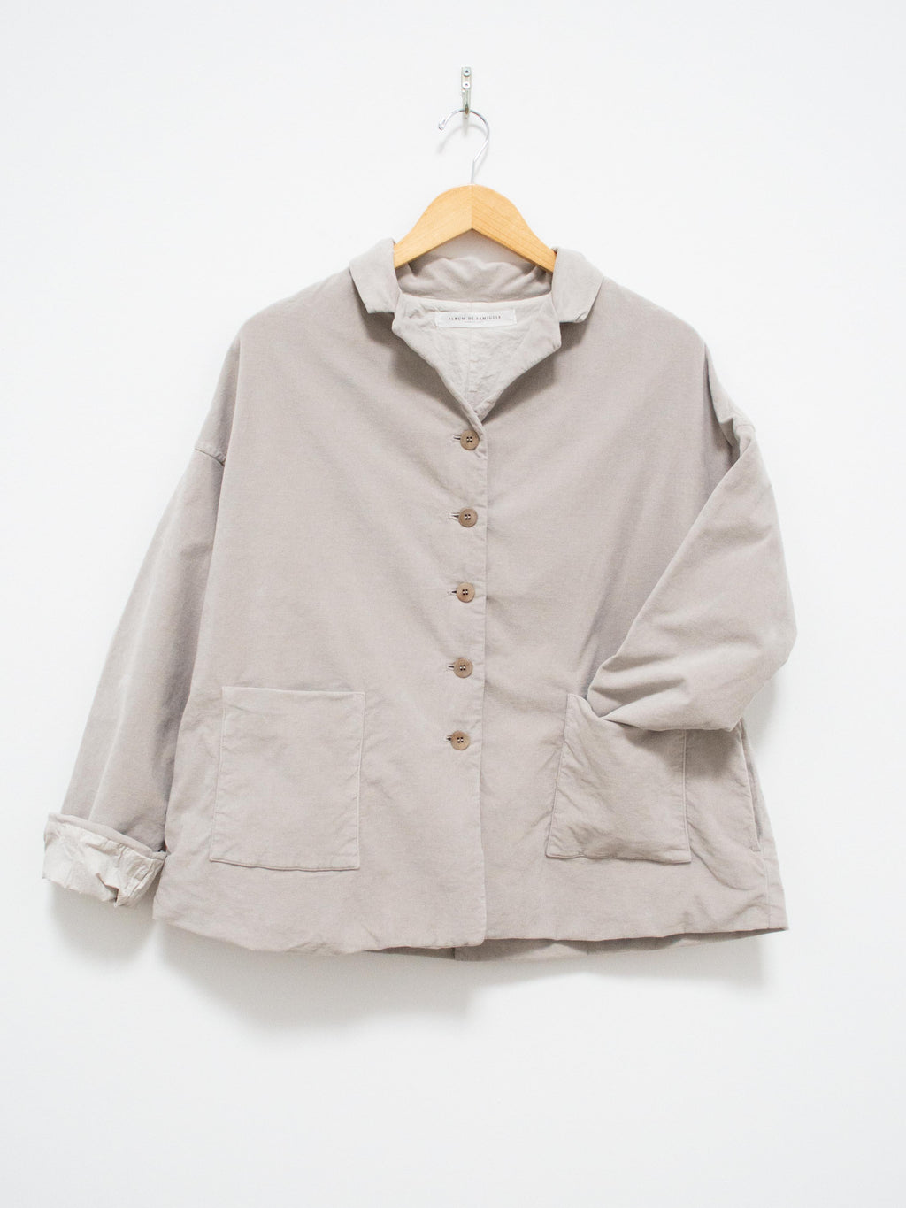 Namu Shop - Album di Famiglia Velvet Loose Blazer - Cappuccino