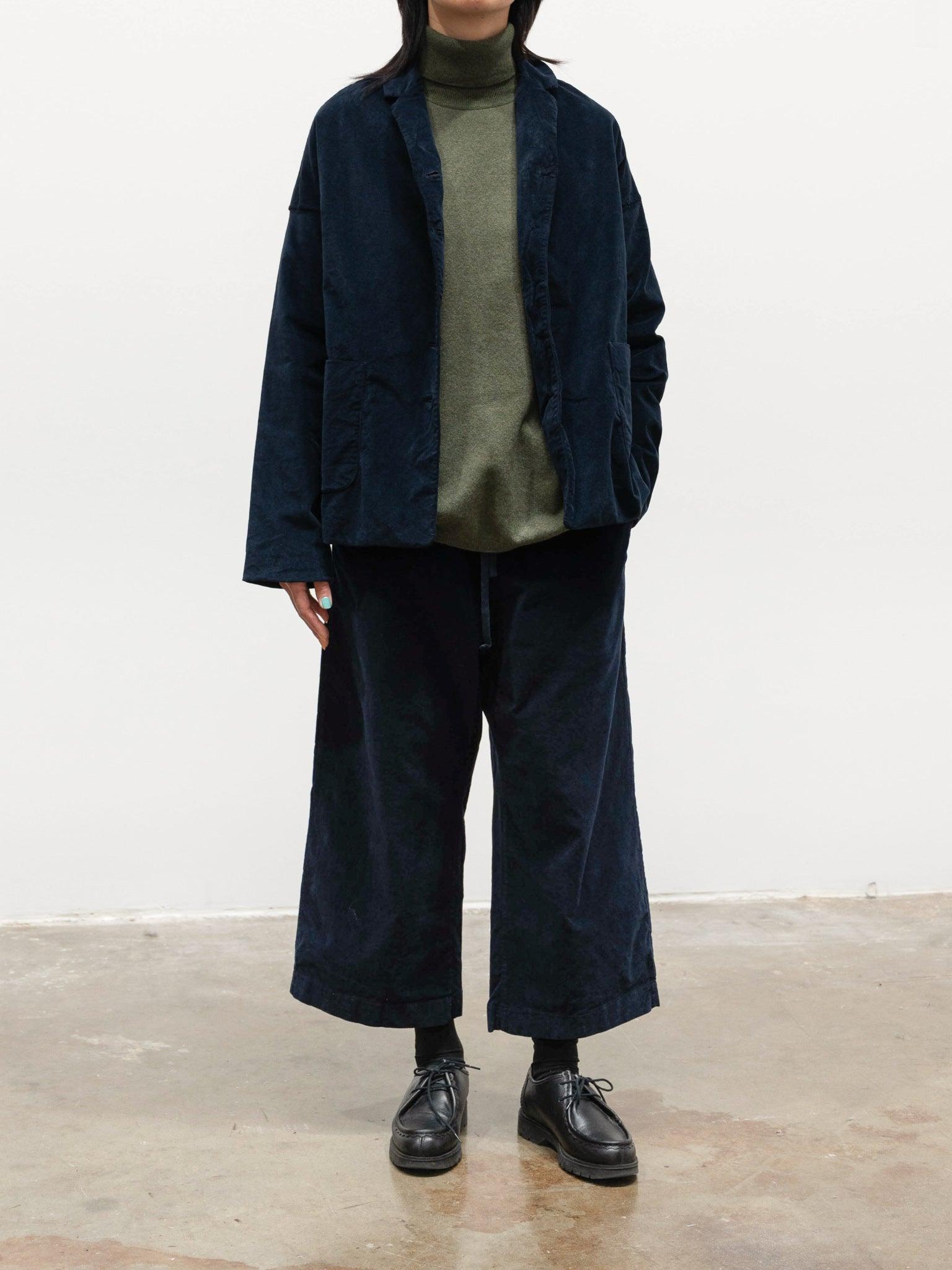 Namu Shop - Album Di Famiglia Velvet Loose Blazer - Cookie