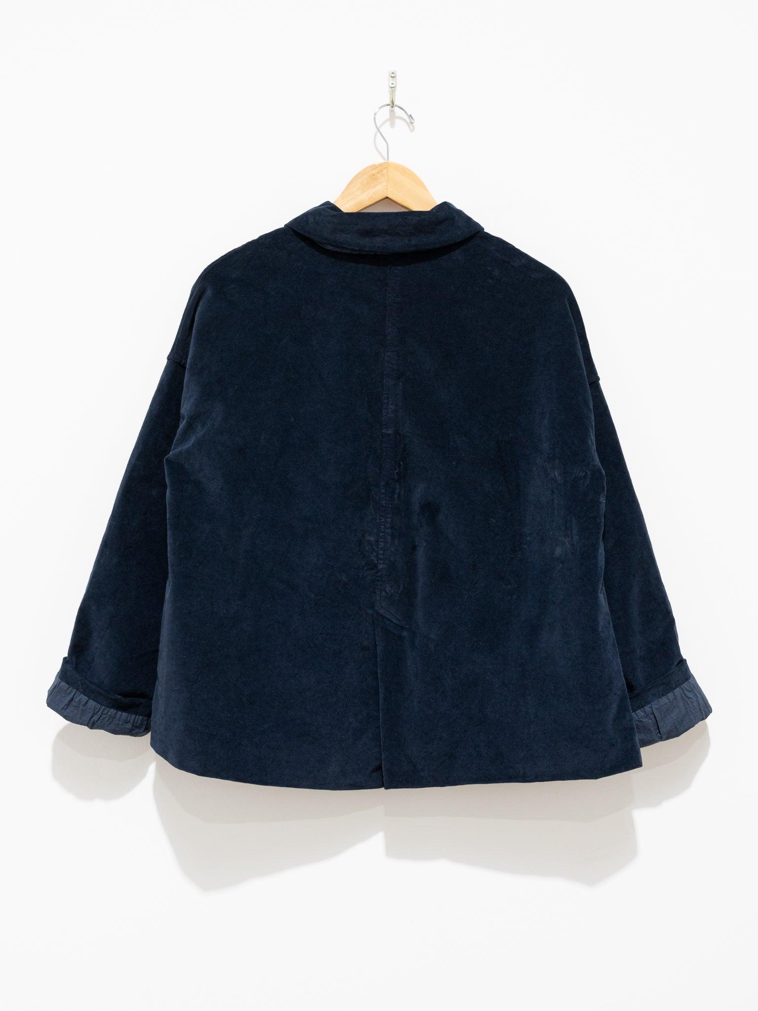 Namu Shop - Album Di Famiglia Velvet Loose Blazer - Navy