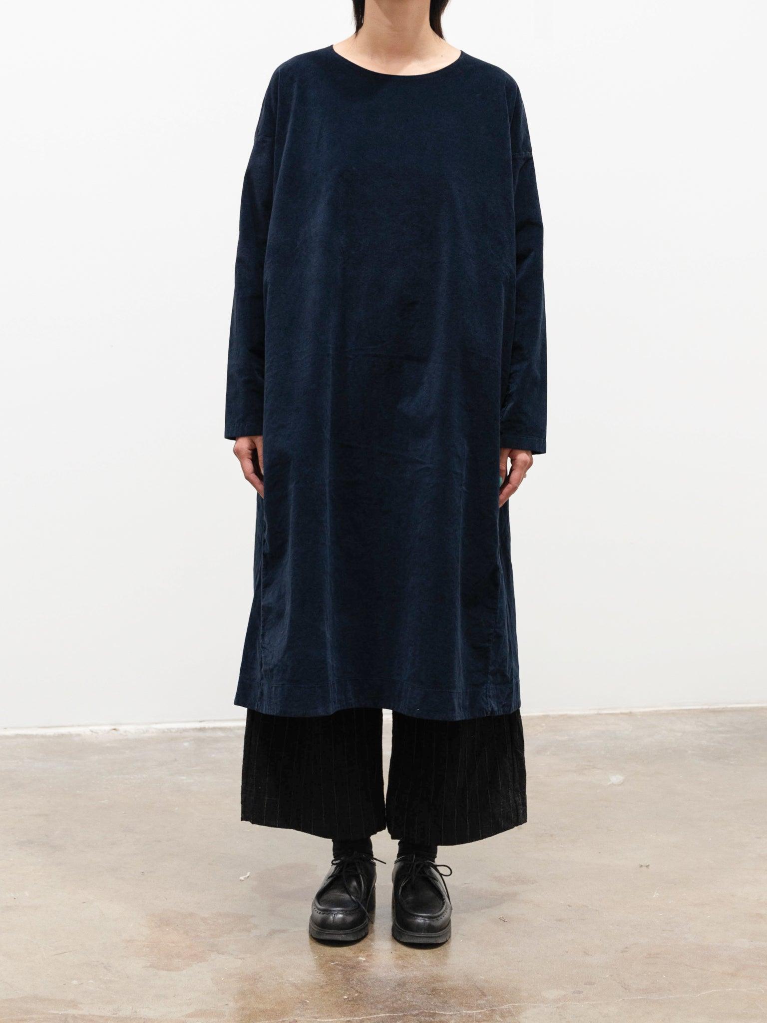 Velvet T-Dress - Navy Velvet T-Dress - Navy
