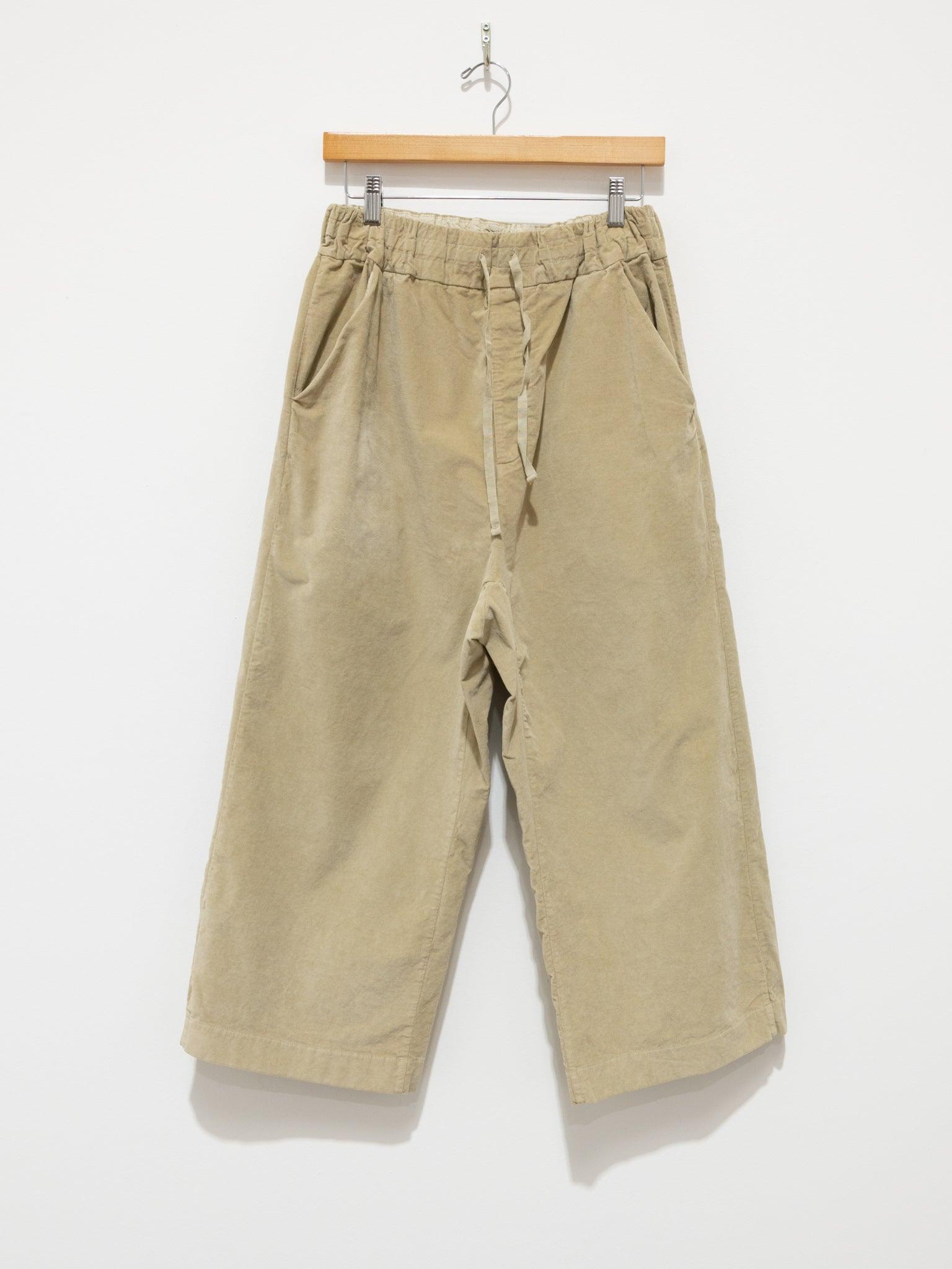 Namu Shop - Album Di Famiglia Velvet W&S Trousers - Beige