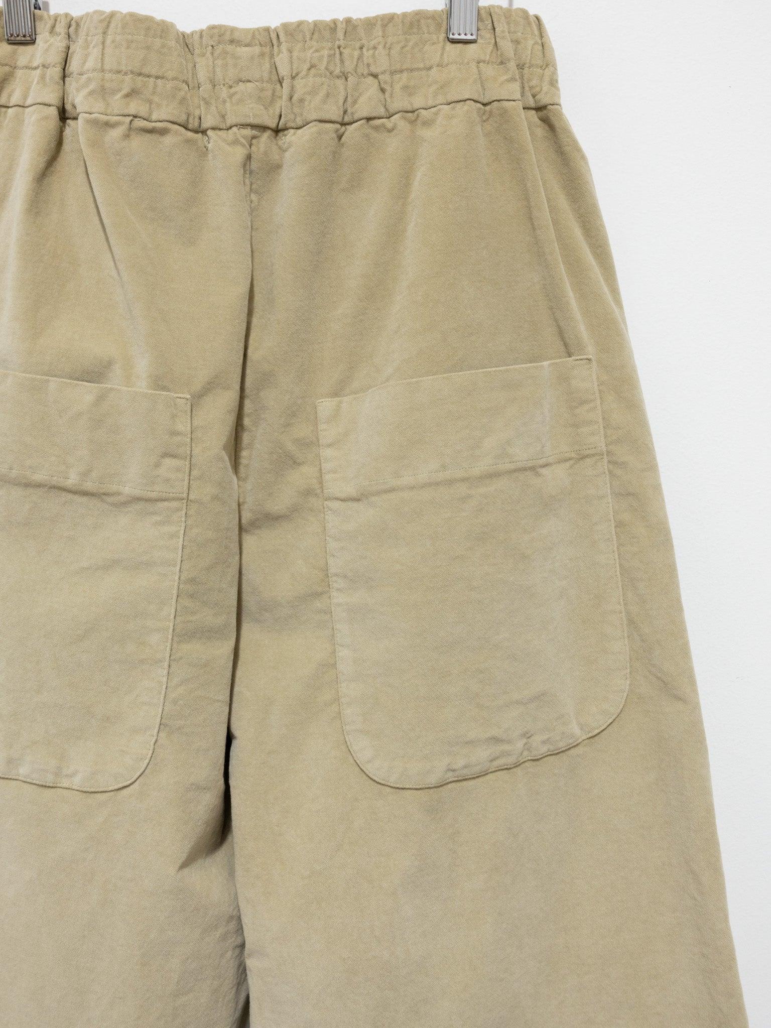 Namu Shop - Album Di Famiglia Velvet W&S Trousers - Beige