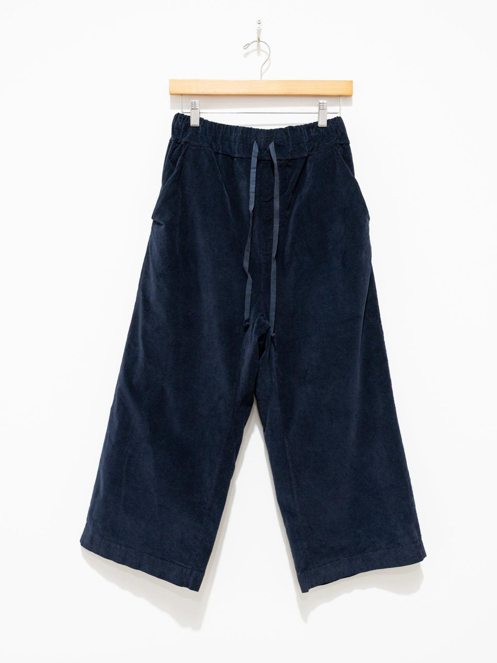 Namu Shop - Album Di Famiglia Velvet W&S Trousers - Navy (restocked)