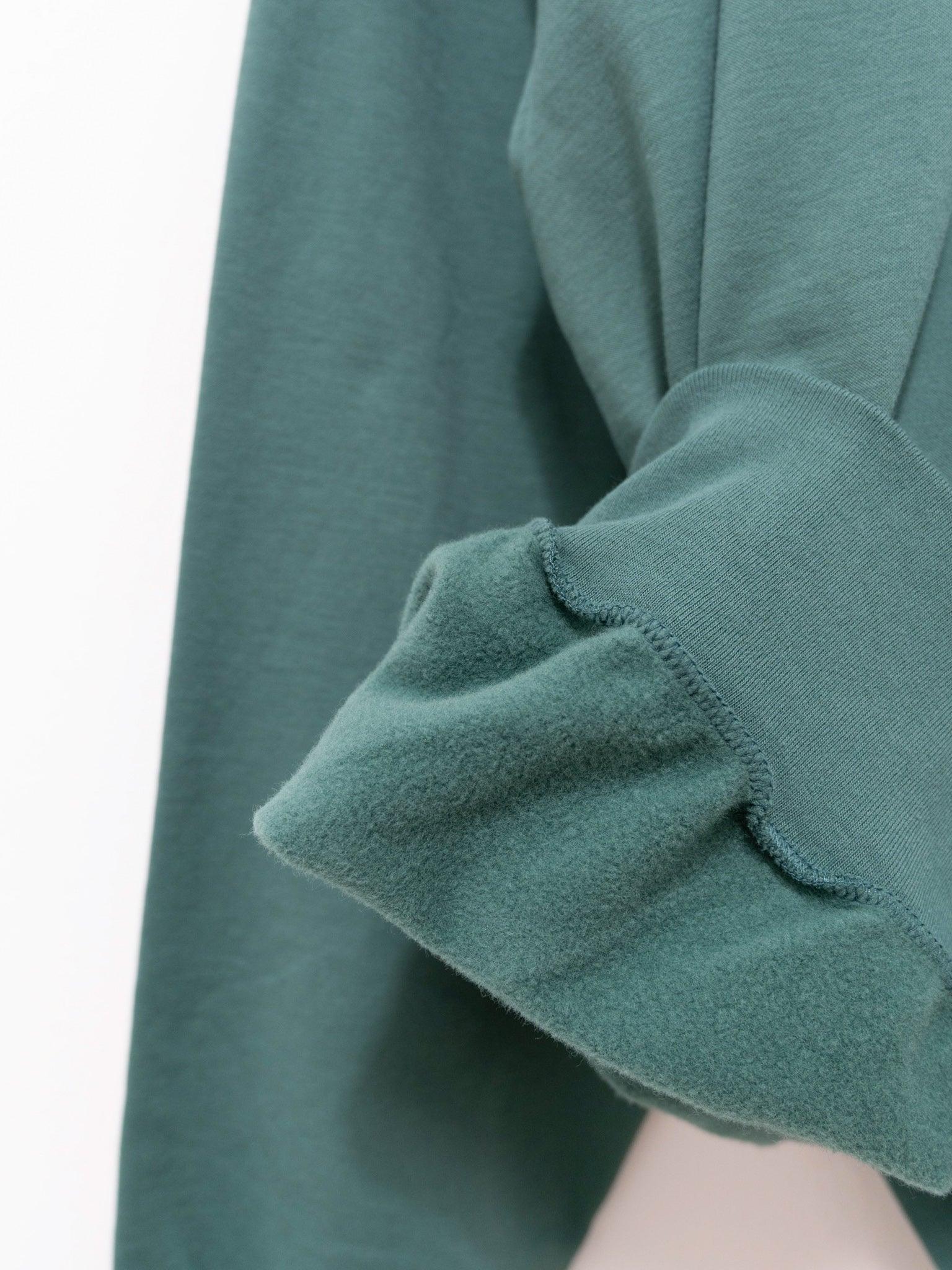 Namu Shop - Auralee Elastic High Gauge Sweat Pullover - Green