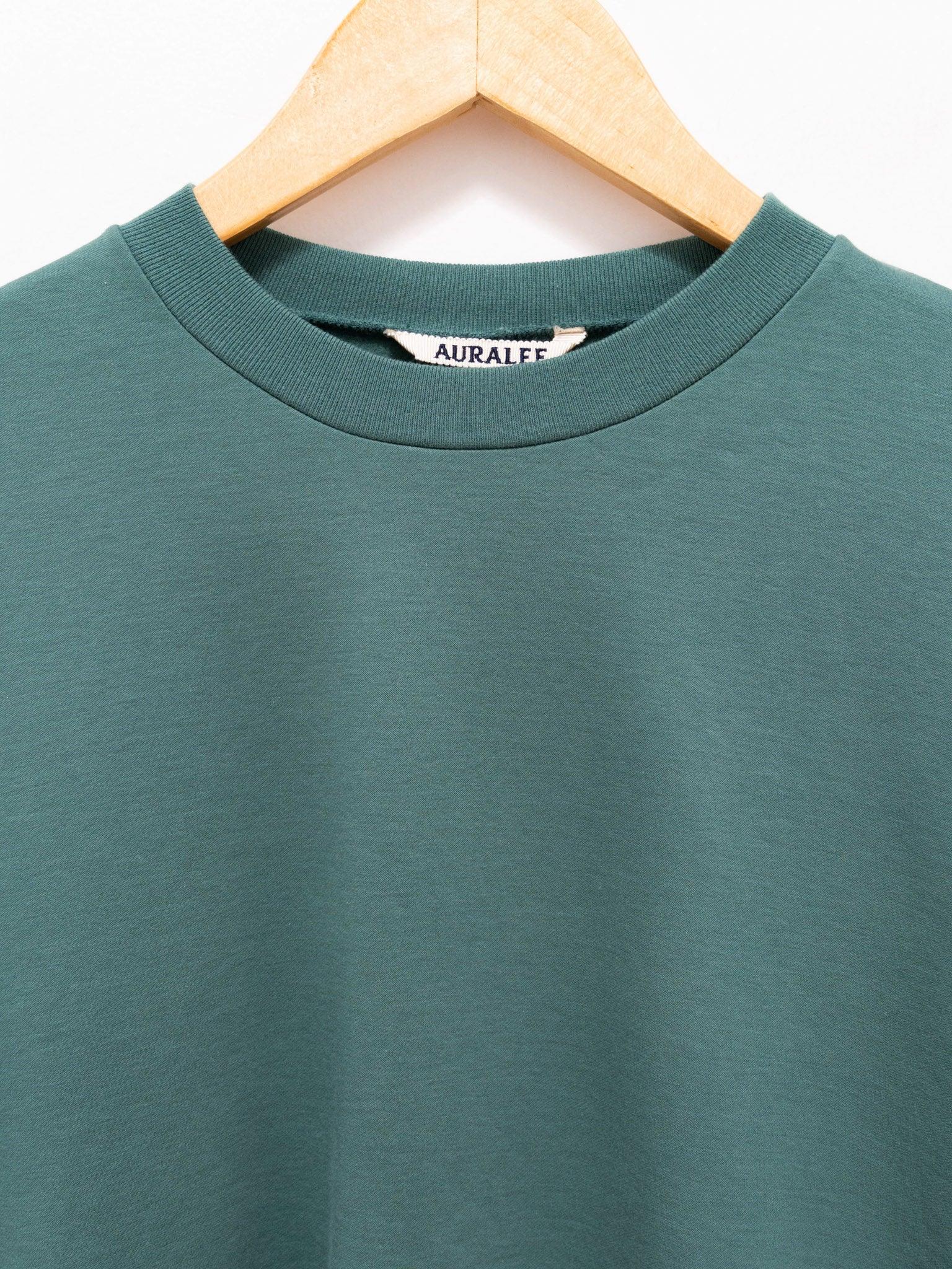 Namu Shop - Auralee Elastic High Gauge Sweat Pullover - Green