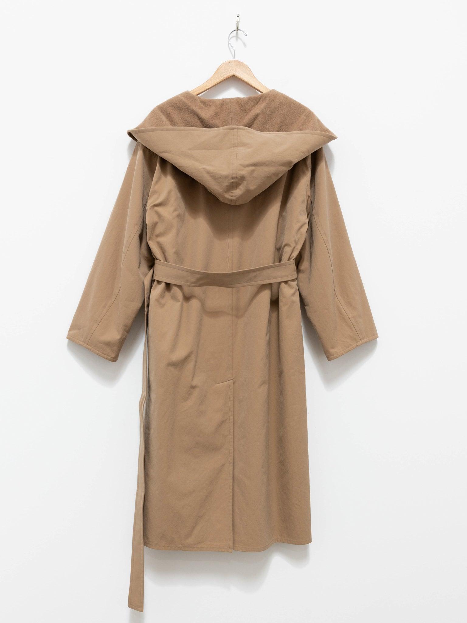 Namu Shop - Auralee Finx Hard Twist Gabardine Hooded Double Coat