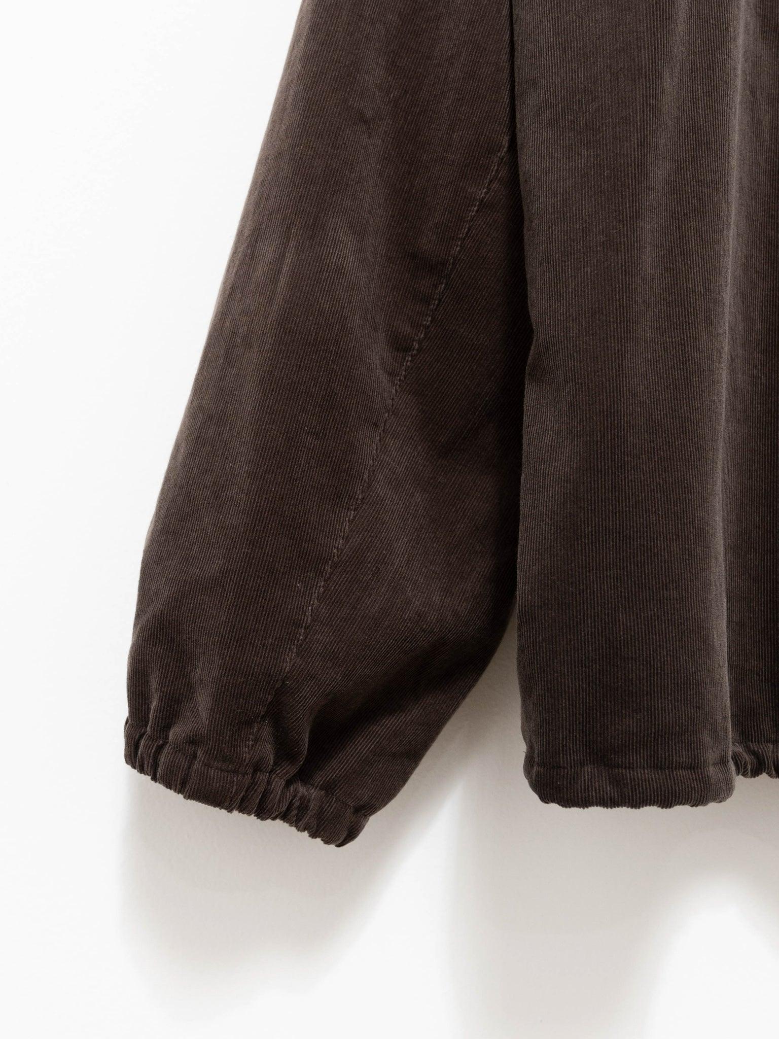 Namu Shop - Auralee Finx Light Corduroy Pullover - Dark Brown