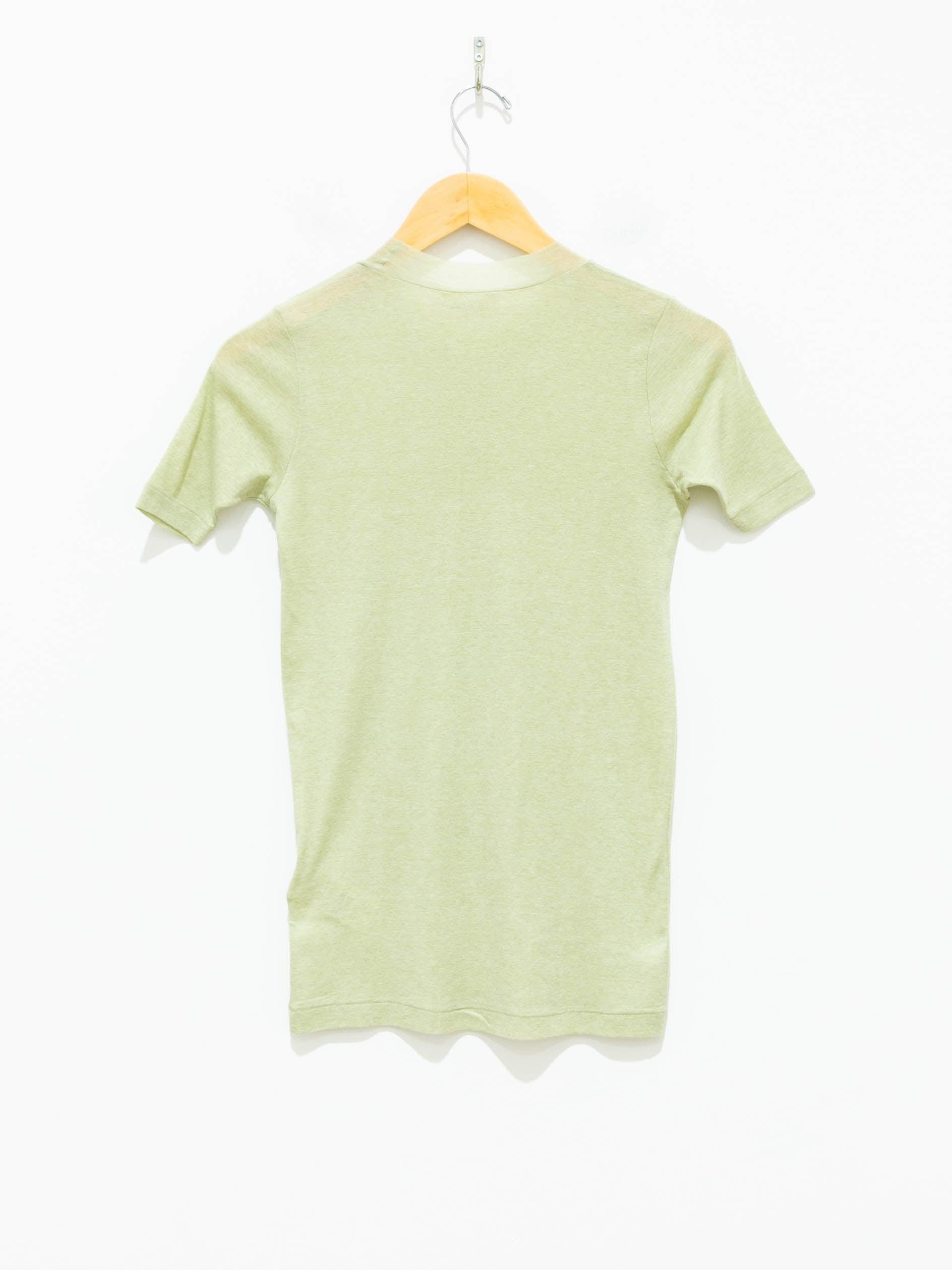 Namu Shop - Auralee Giza Super High Gauge Sheer Rib Tee - Top Green