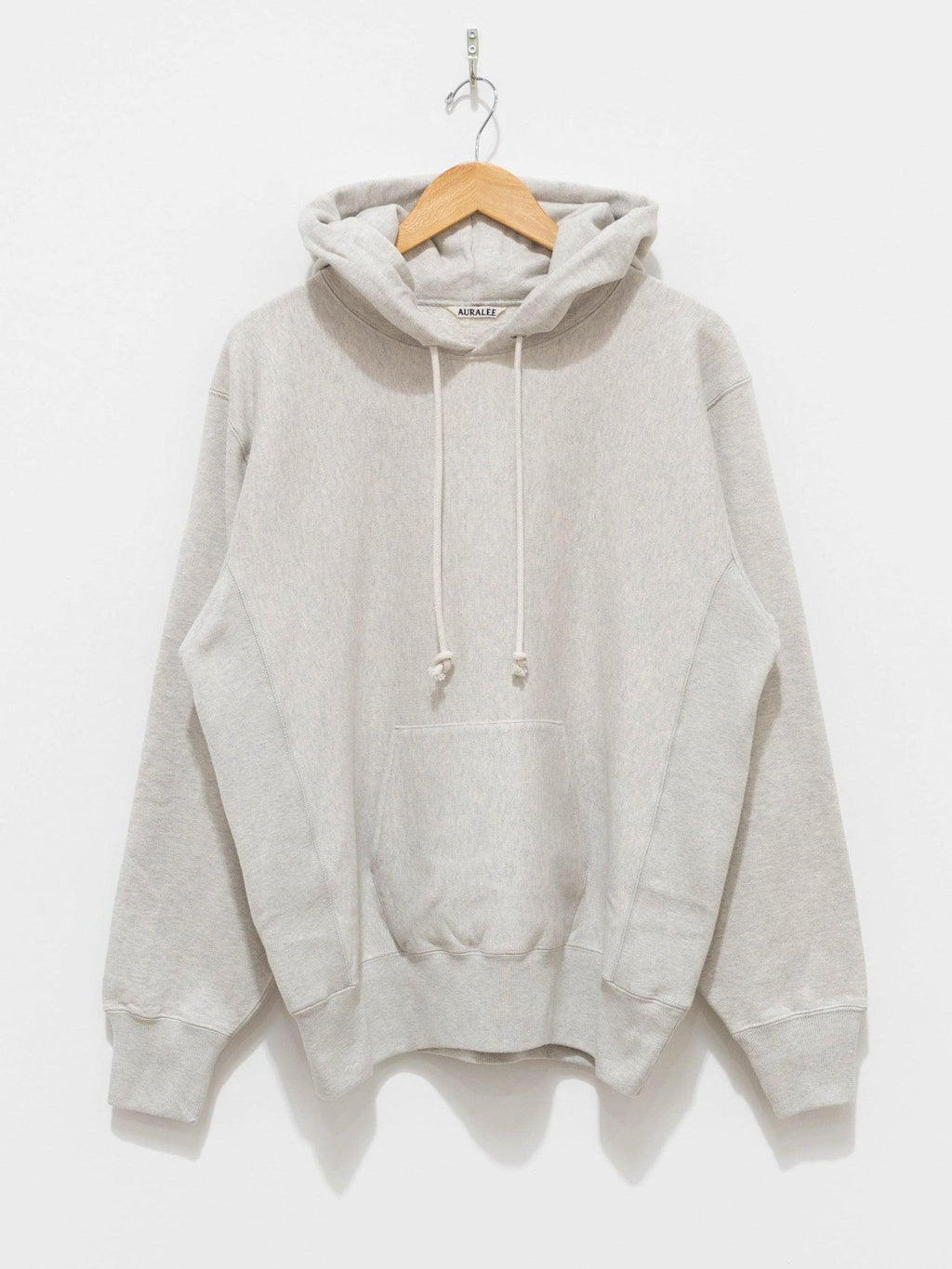 Namu Shop - Auralee High Count Heavy Sweat Pullover Parka - Top Gray