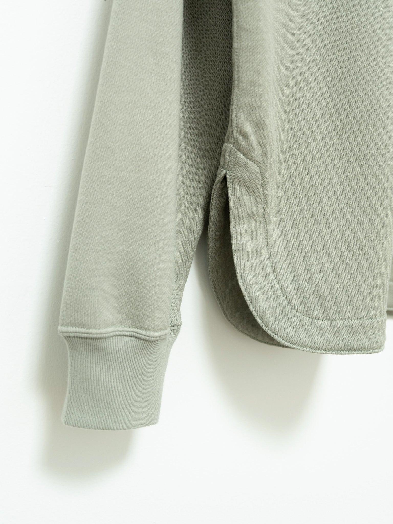 Namu Shop - Auralee Light Flowy Sweat Pullover - Light Green
