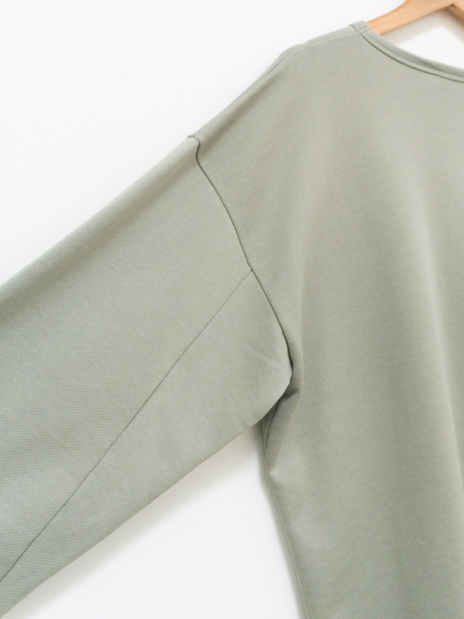 Namu Shop - Auralee Light Flowy Sweat Pullover - Light Green