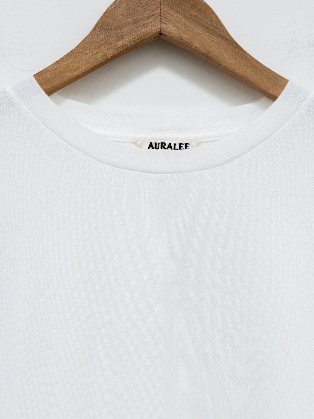 Namu Shop - Auralee Luster Plaiting L/S Tee - White