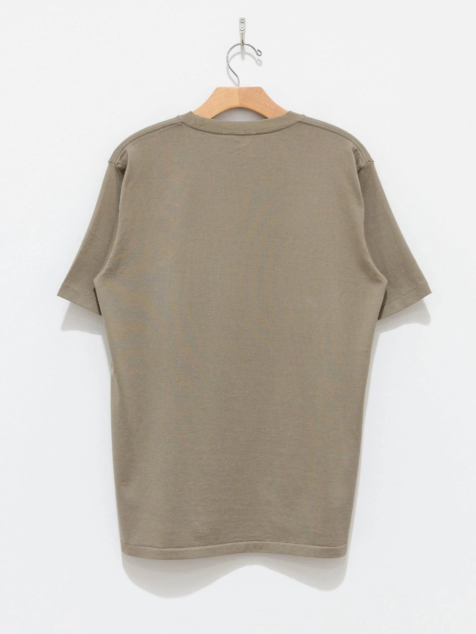 Luster Plaiting Tee - Khaki Gray
