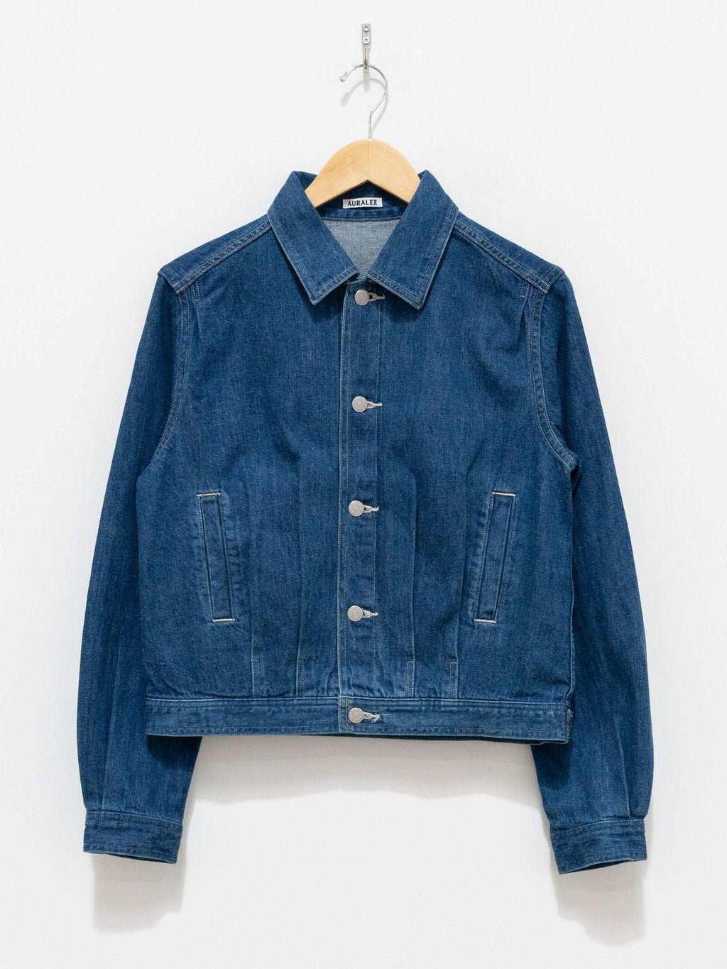 Namu Shop - Auralee Selvedge Light Denim Blouson - Light Indigo (Women’s)