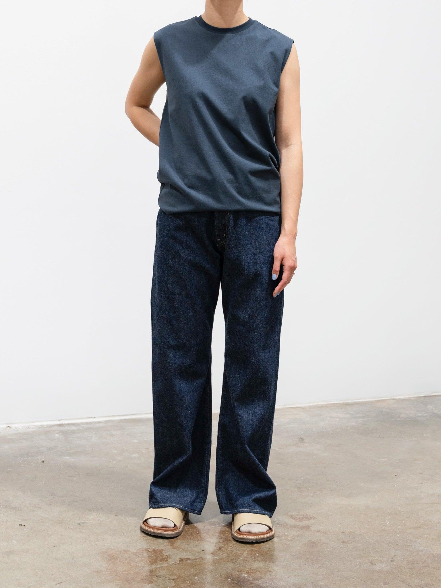 Namu Shop - Auralee Selvedge Light Denim Wide Pants - Indigo