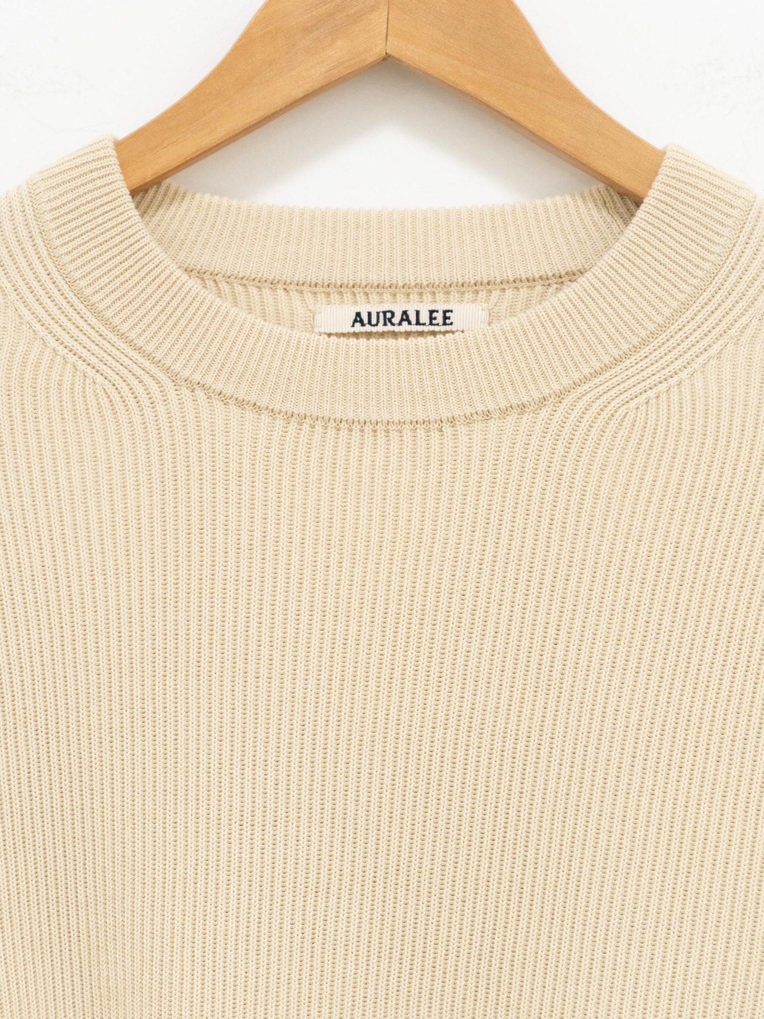 Namu Shop - Auralee Super Hard Twist Rib Knit - Ivory