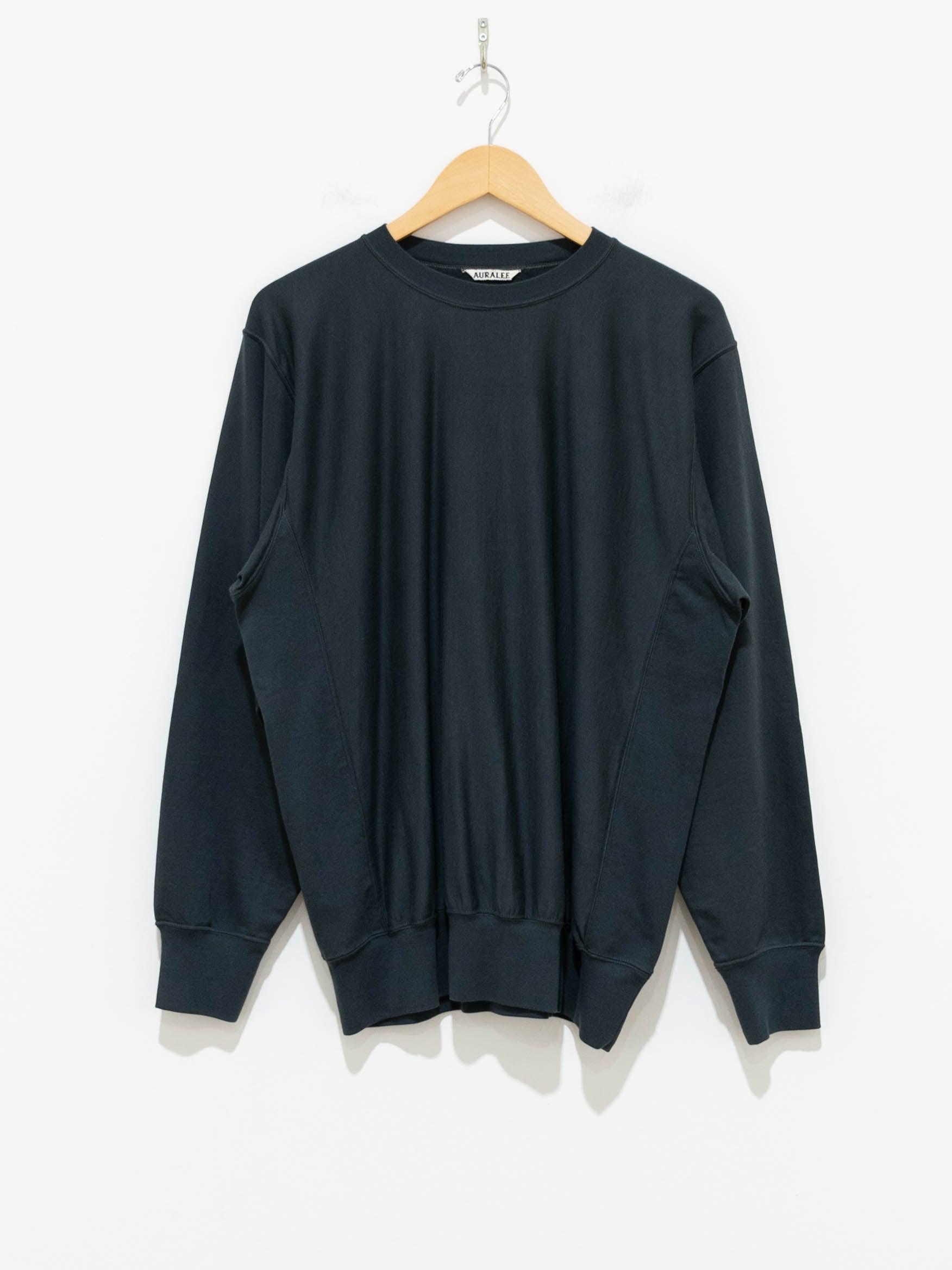 Super High Gauge Napped Sweat Pullover - Dark Blue