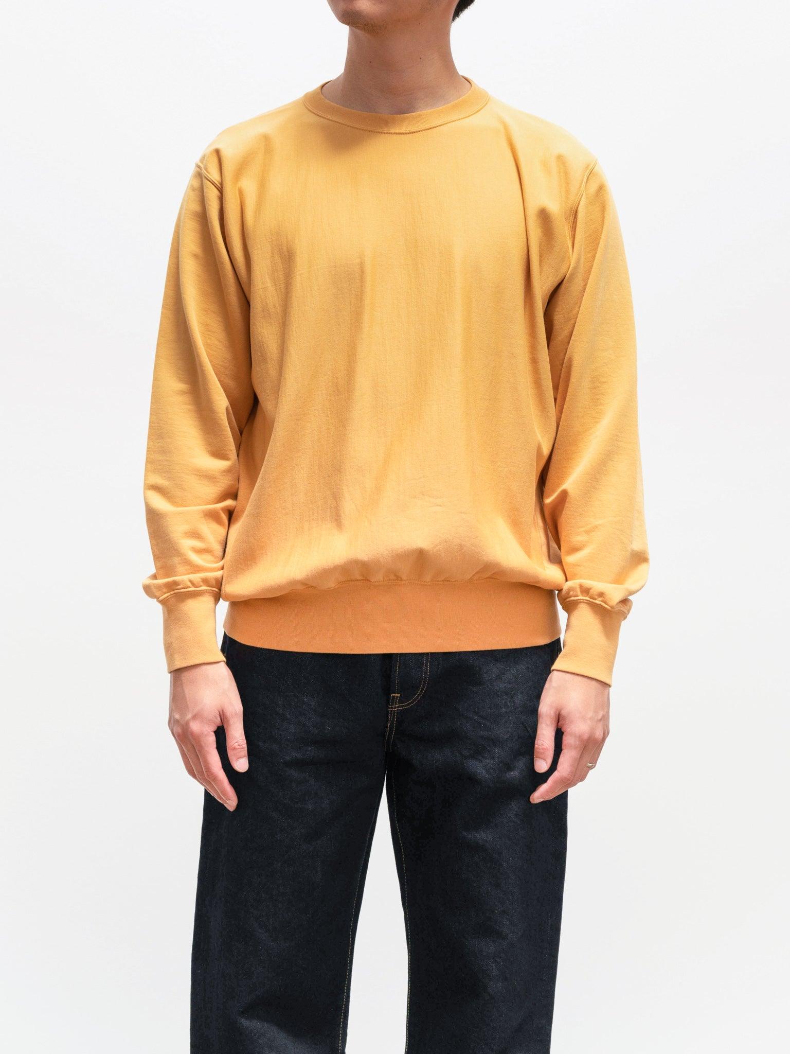 Namu Shop - Auralee Super High Gauge Napped Sweat Pullover - Orange