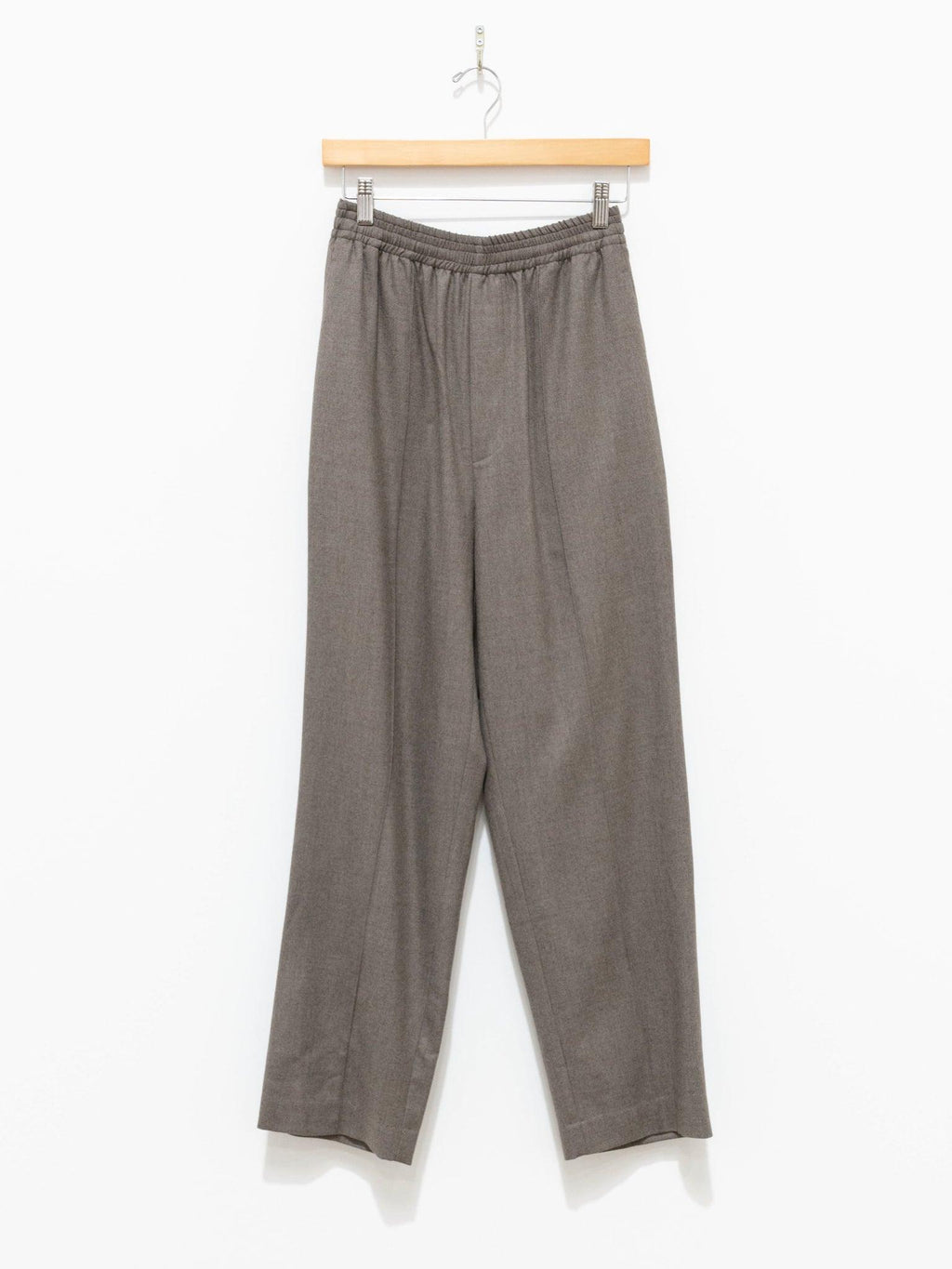 Namu Shop - Auralee Super Light Wool Easy Slacks - Top Brown