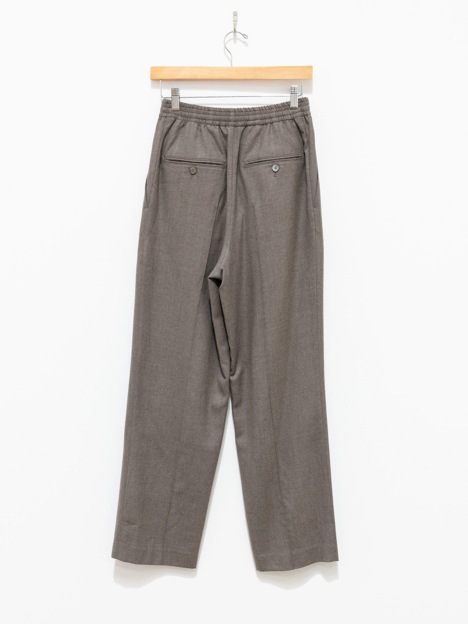 Namu Shop - Auralee Super Light Wool Easy Slacks - Top Brown