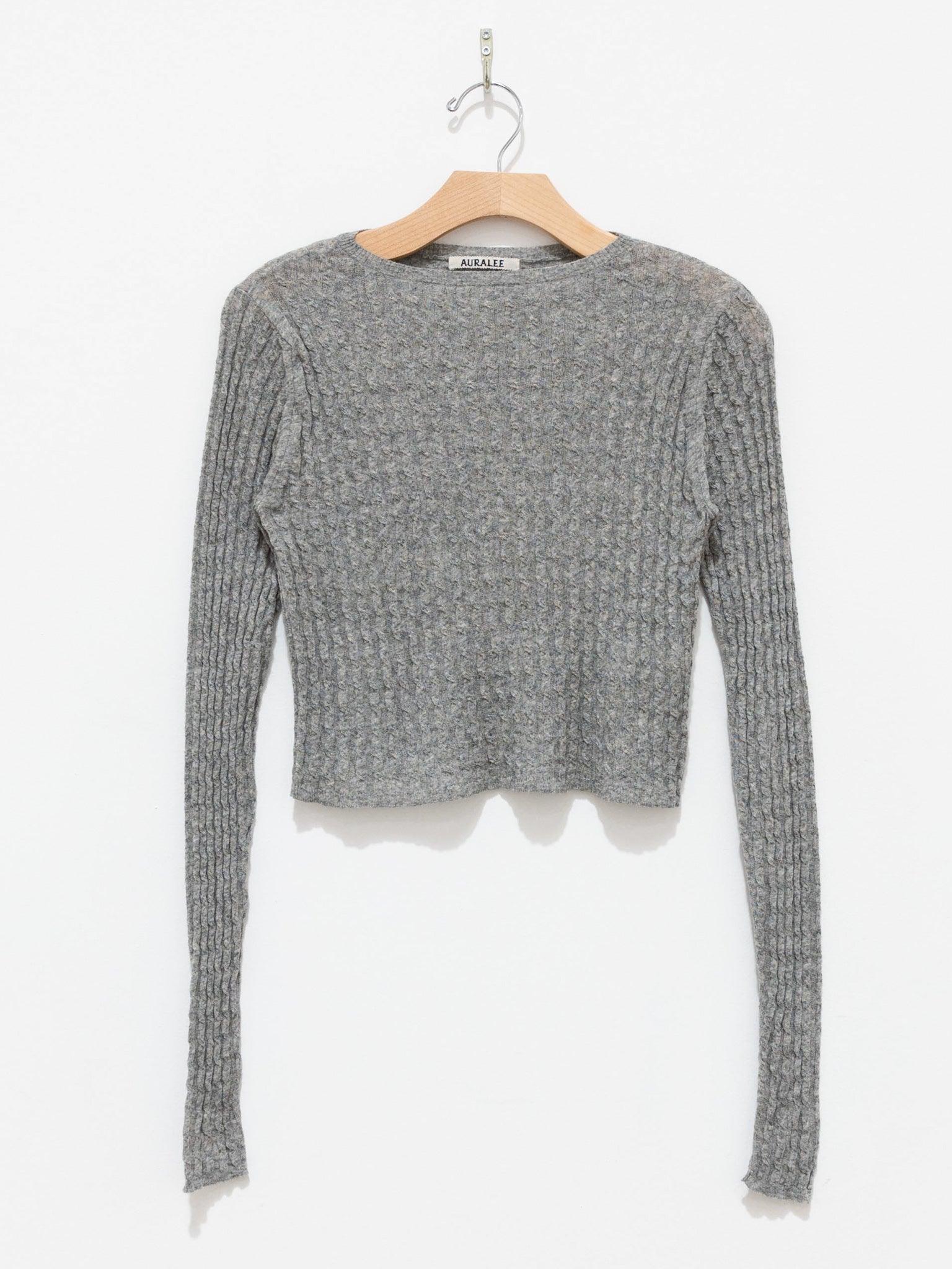 Namu Shop - Auralee Washable Cashmere Silk Cable Knit