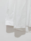 Namu Shop - Auralee Washed Finx Twill Pullover Shirt - White