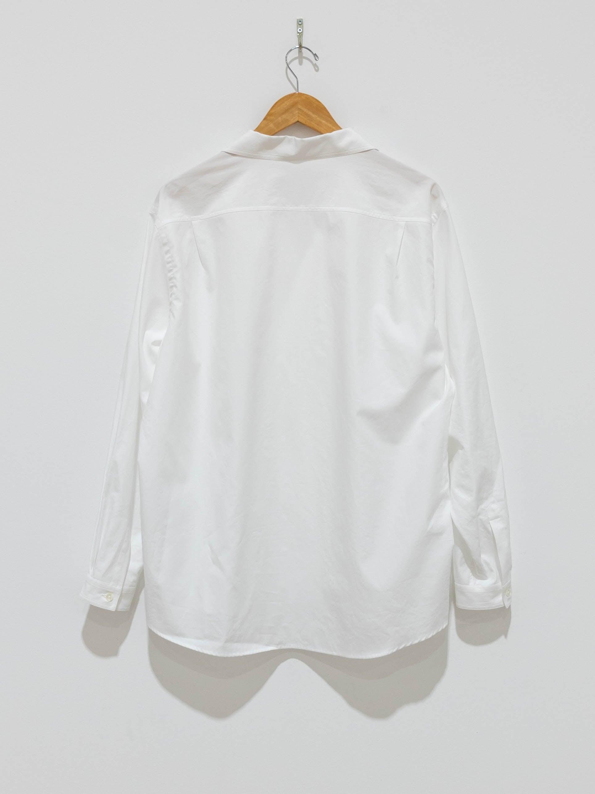 Namu Shop - Auralee Washed Finx Twill Pullover Shirt - White