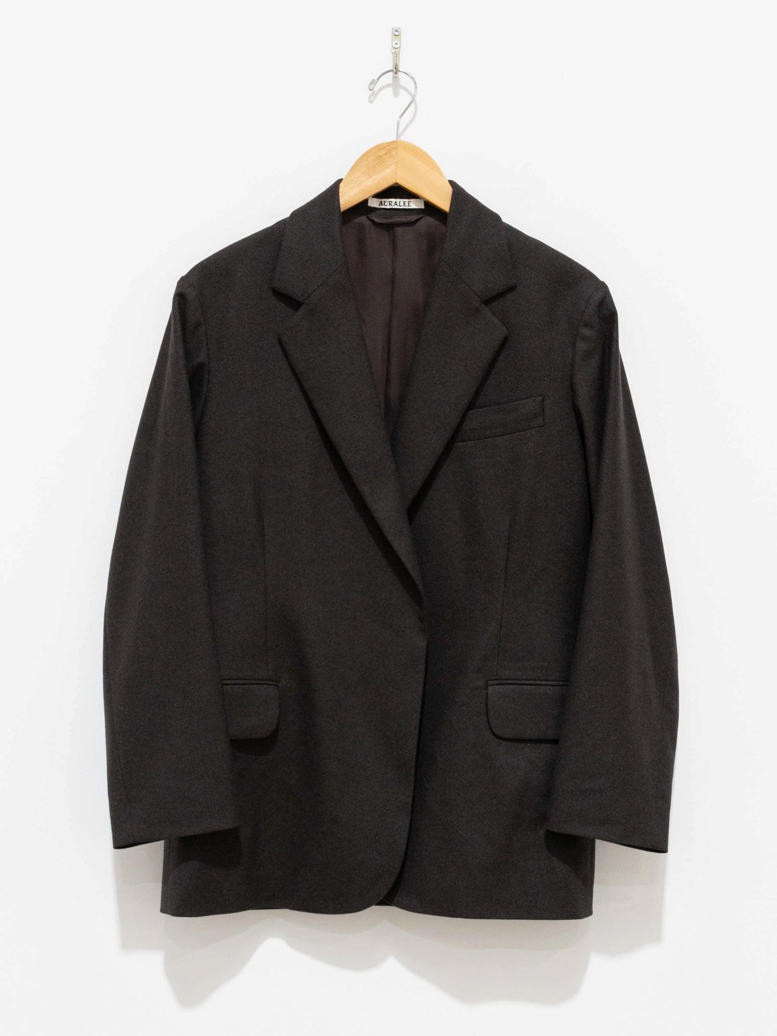 ジャケット・アウター AURALEE WOOL FULLING FLANNEL JACKET 3 Namu Shop - Auralee Wool Fulling Flannel Jacket - Top Dark Brown