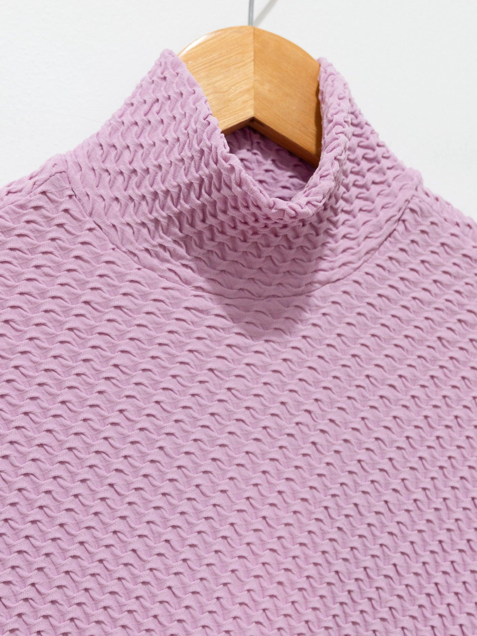 Namu Shop - Babaco Shrink Knit Turtleneck - Lavender Pink